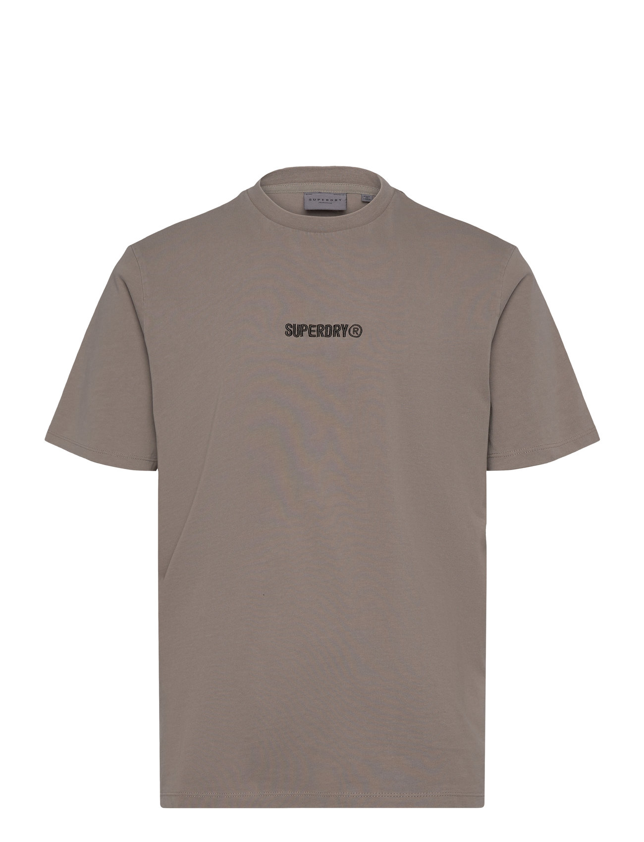 Superdry Micro Logo Graphic Loose Tee Beige