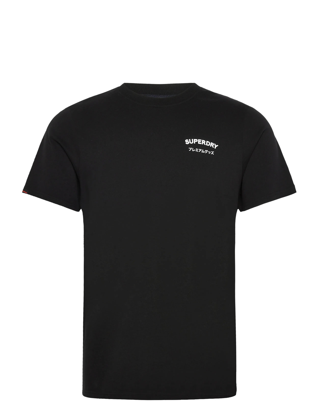 SUPERDRY British Design Relaxed Tee Schwarz - L - Herren
