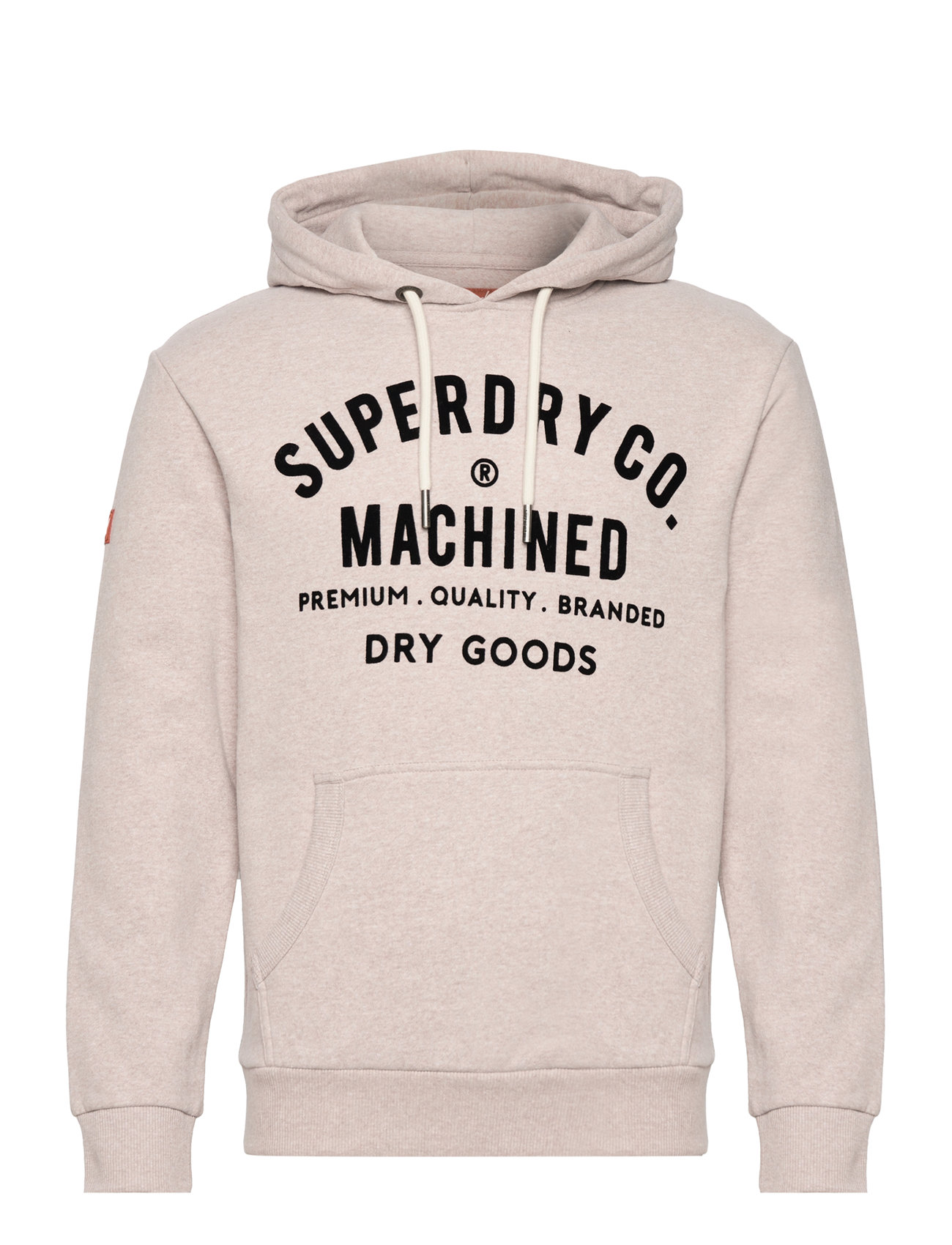 Workwear Flock Graphic Hoodie Tops Sweatshirts & Hoodies Beige Superdry