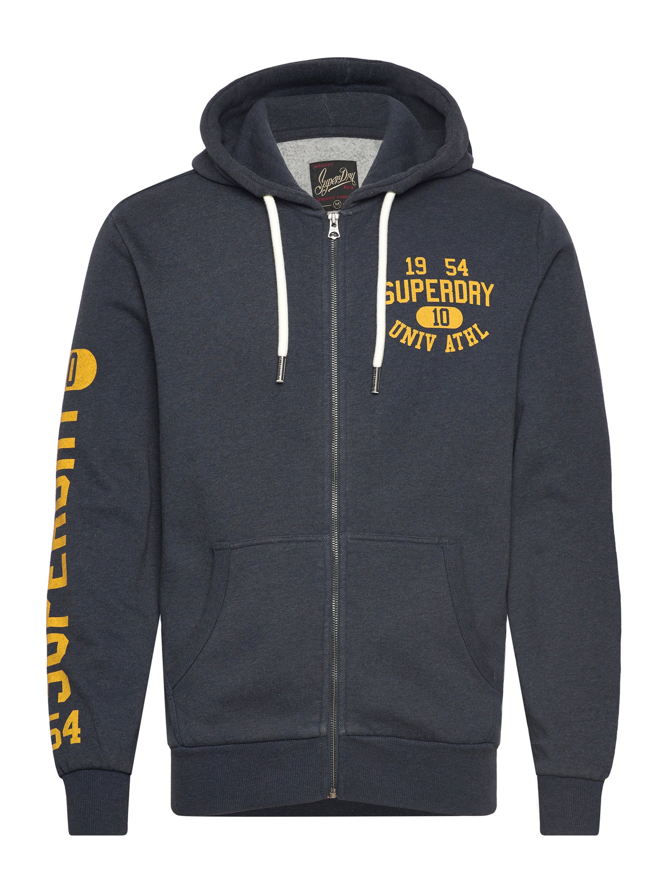 Athletic Coll Graphic Ziphood Tops Sweatshirts & Hoodies Hoodies Navy Superdry
