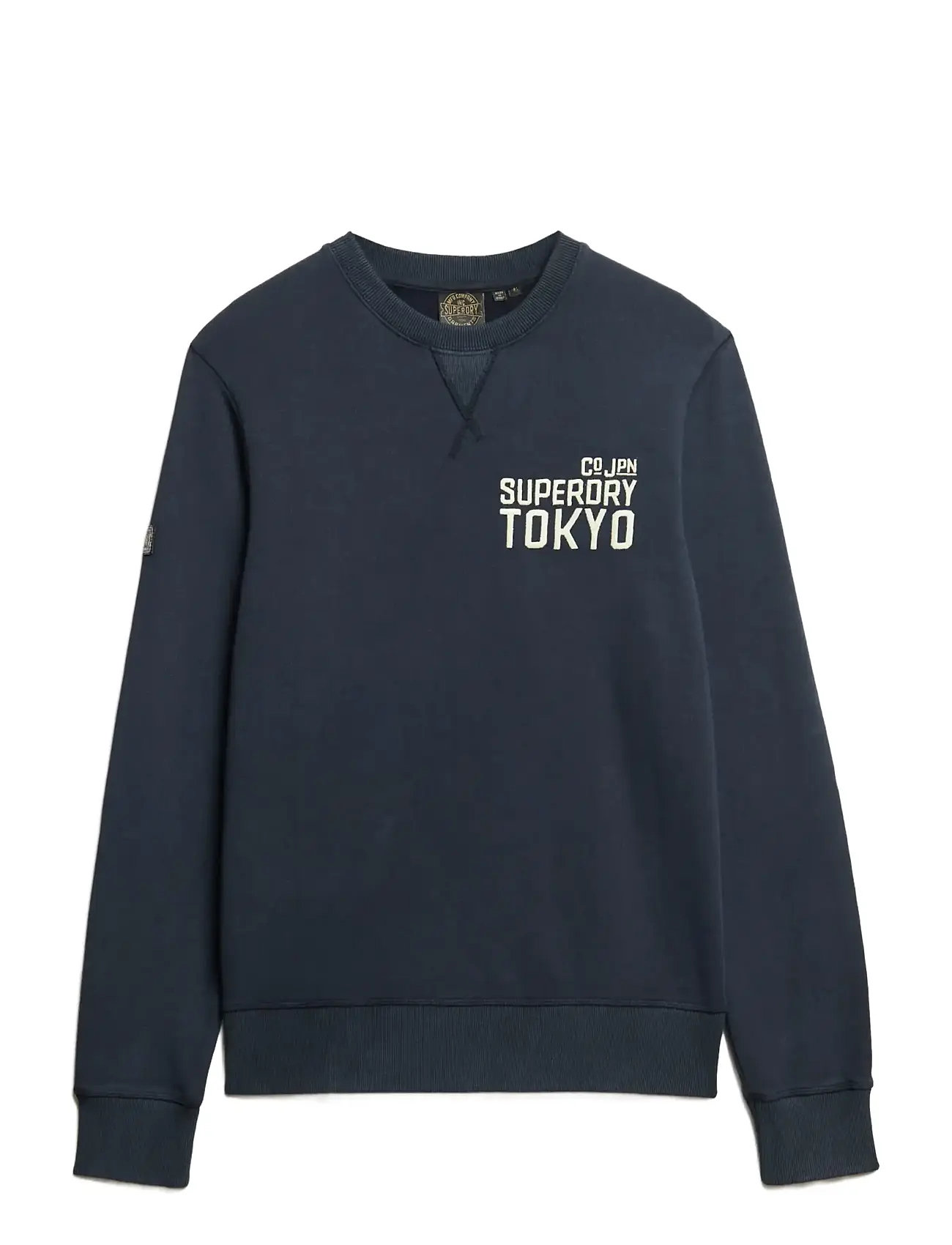 SUPERDRY Workwear Applique Sweatshirt Navy - M - Herren