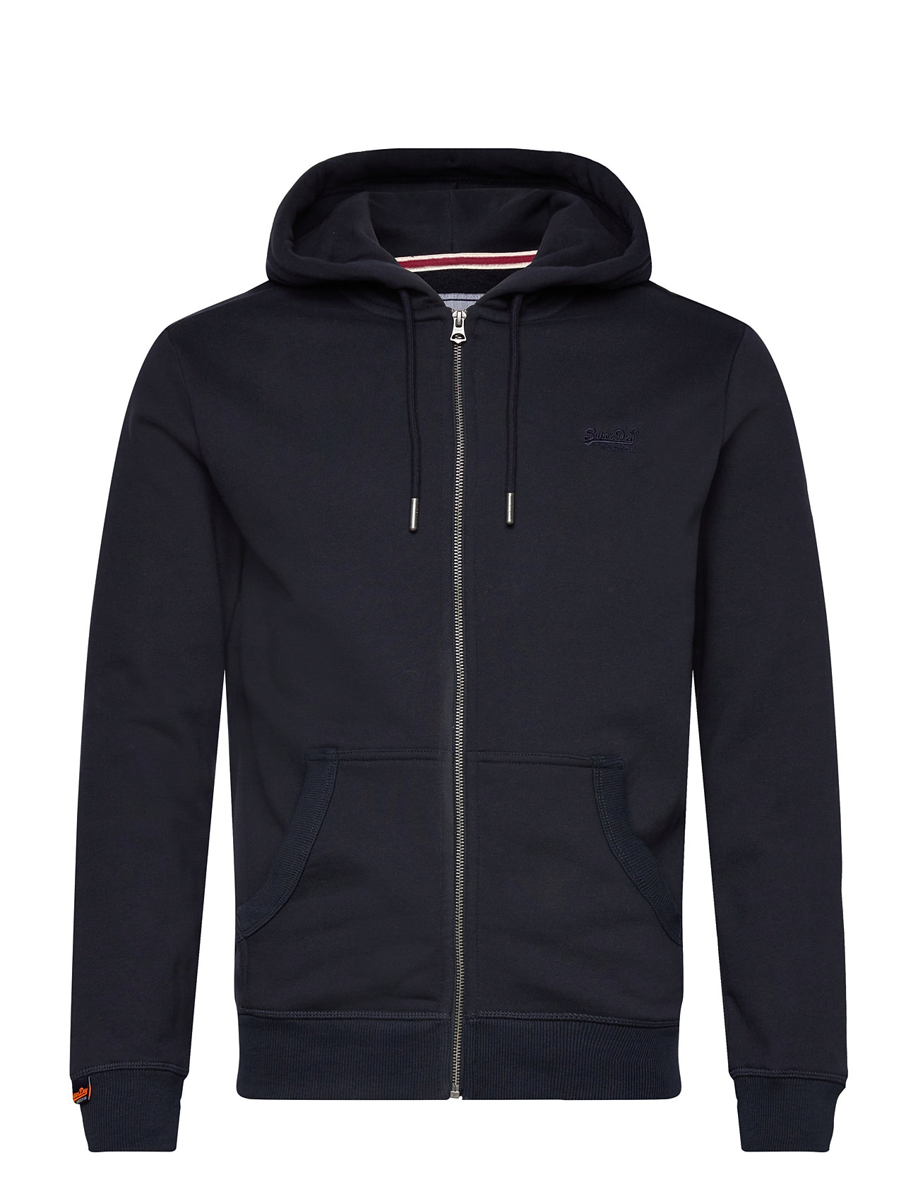 Superdry Essential Logo Zip Hoodie Hb Marinblå