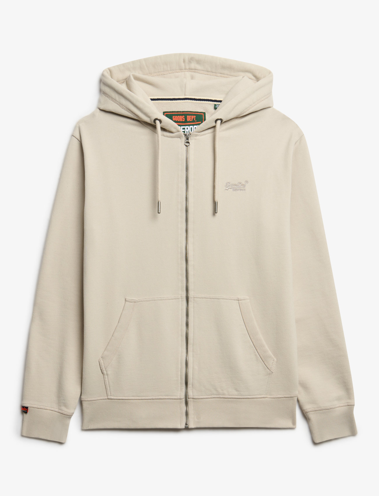 Superdry Essential Logo Zip Hoodie Hb Kräm