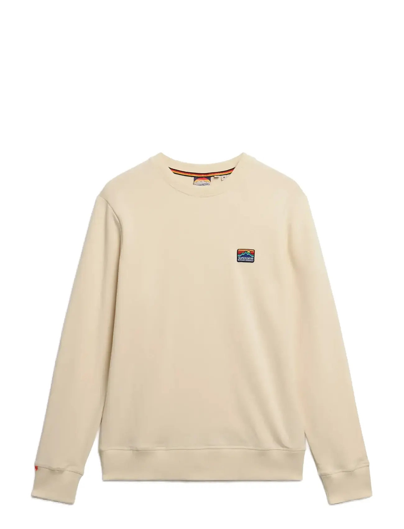 SUPERDRY Great Outdoors Emb Rlxd Sweat Beige - S - Herren