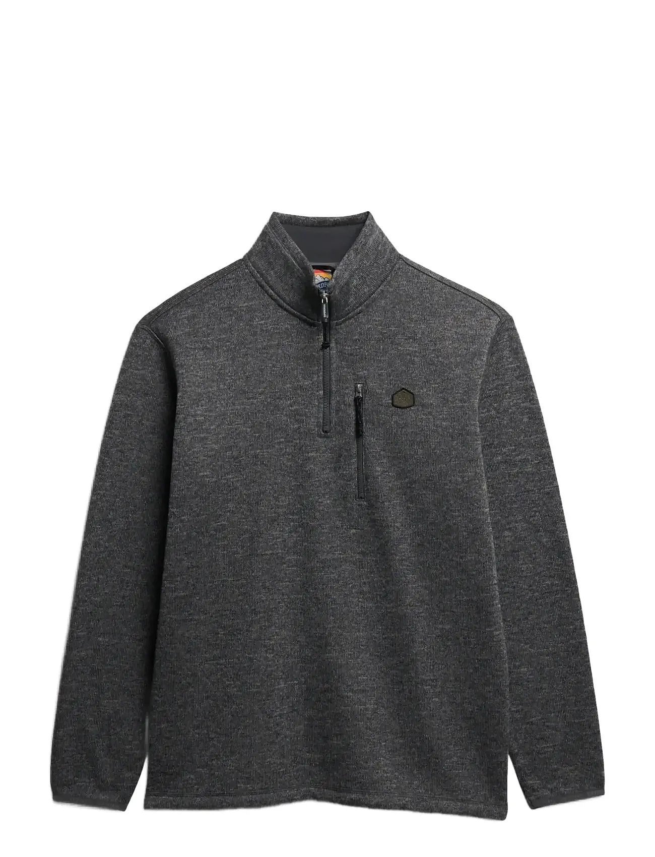 SUPERDRY Storm Fleece Half Zip Grau - L - Herren