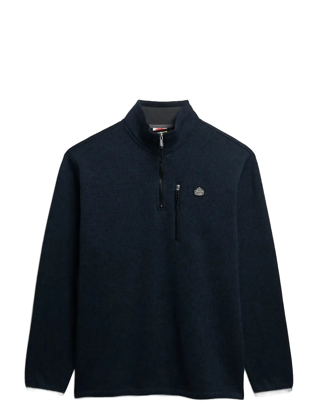 SUPERDRY Storm Fleece Half Zip Navy - L - Herren