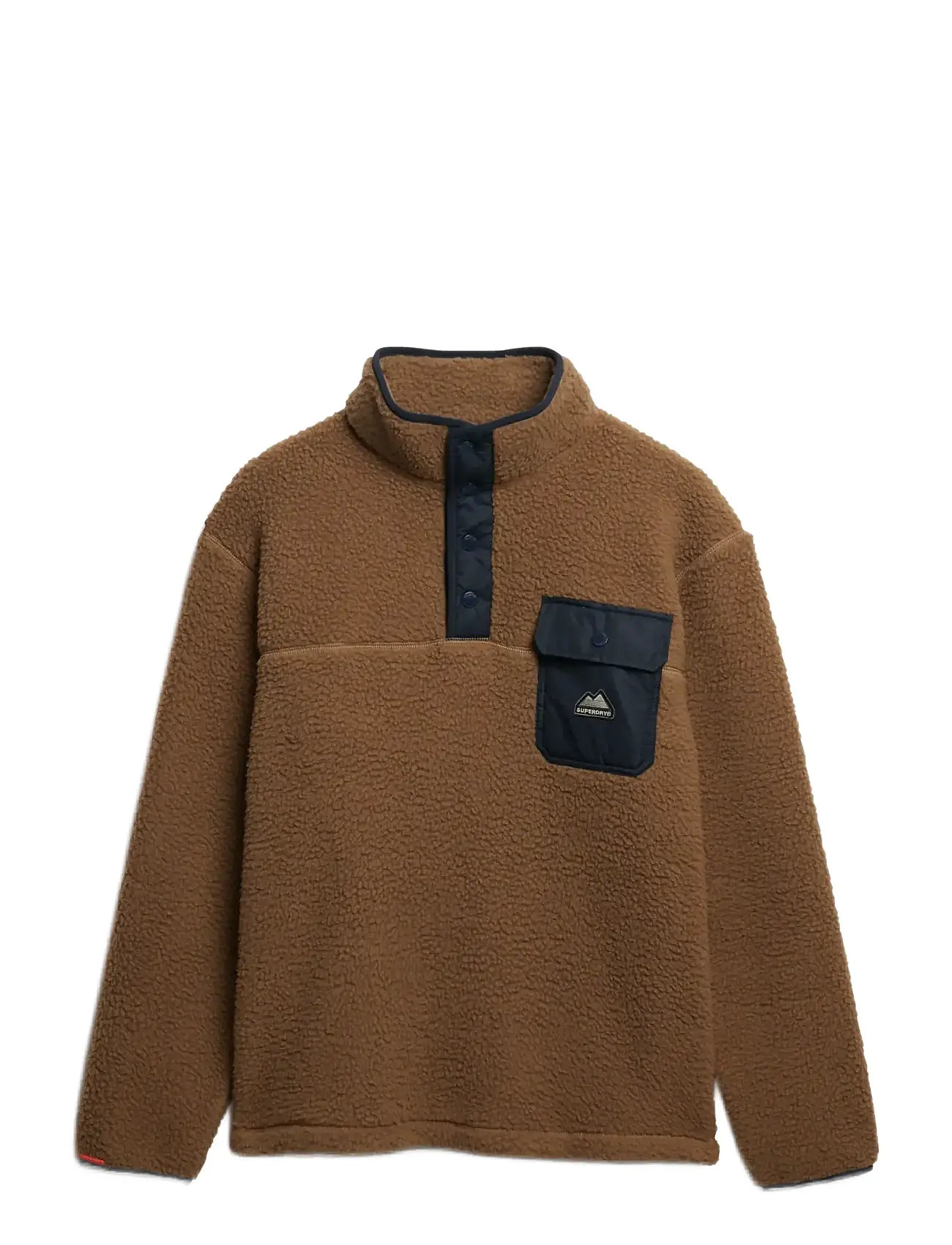 SUPERDRY Fuji Fleece Half Zip Braun - L - Herren