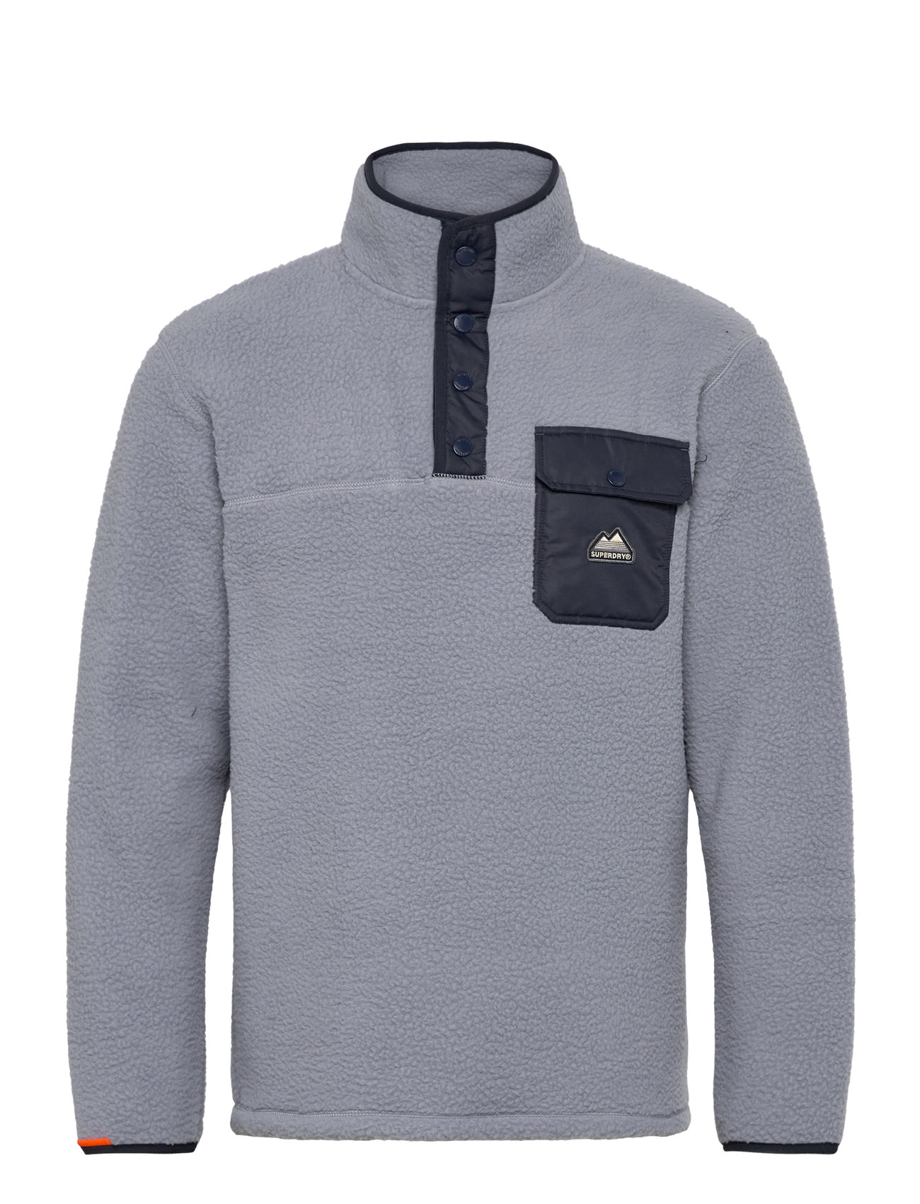 SUPERDRY Fuji Fleece Half Zip Grau - XXL - Herren
