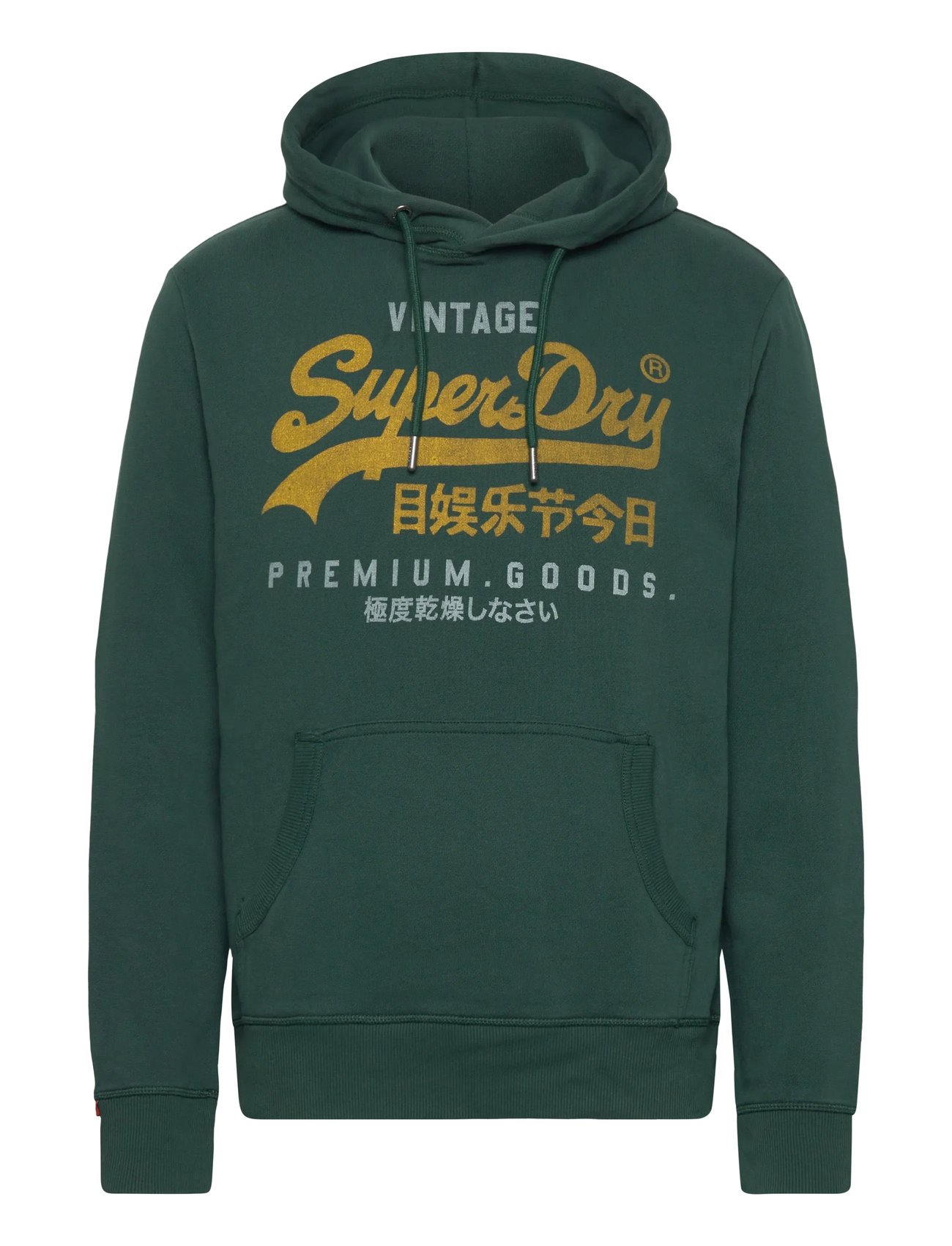 SUPERDRY Vl Duo Klassisch Hood Grün - XL - Herren