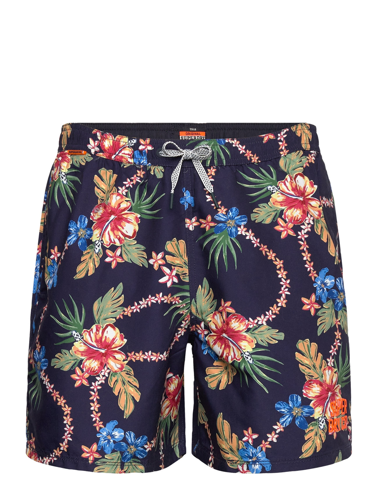 Hawaiian Print 16 Swim Short Badeshorts Navy Superdry
