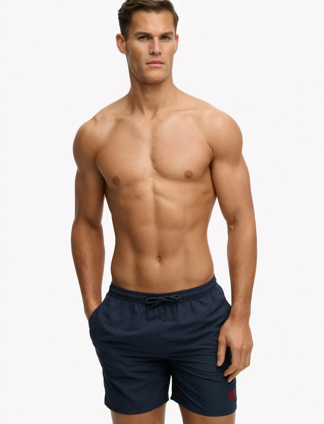 Superdry Essential 16 Swim Short, S, Navy, Badetøj > Shorts, Herre