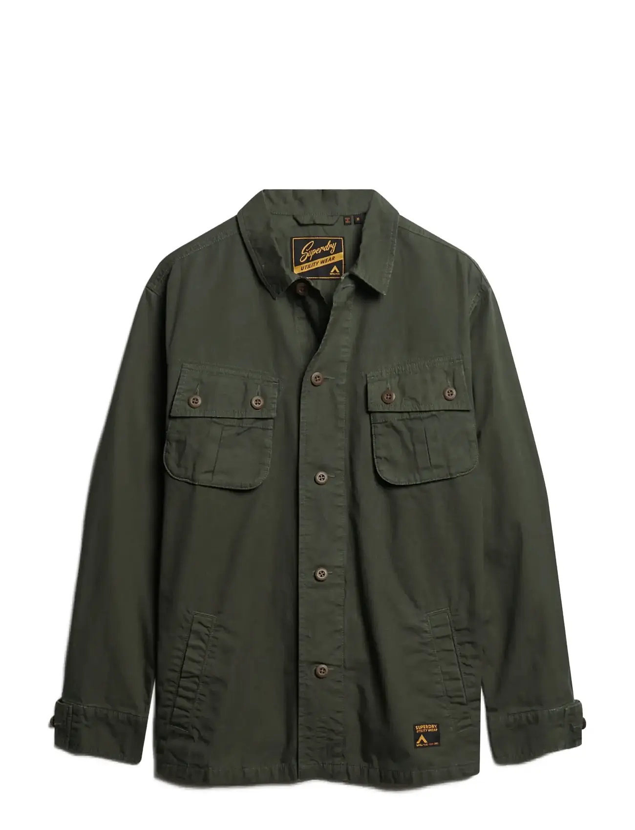 SUPERDRY Military Overshirt Jacke Khaki - M - Herren
