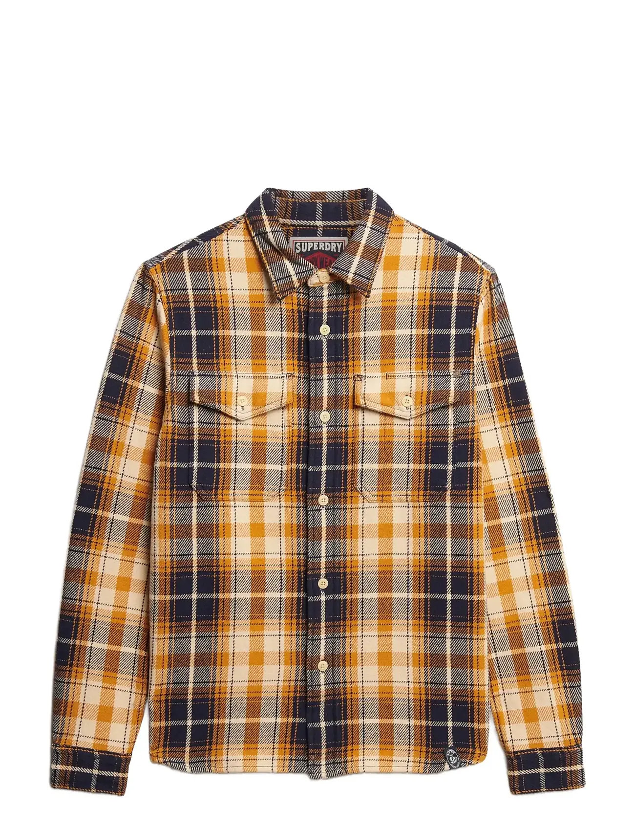 SUPERDRY Merchant Heavy Checked Shirt Patterned - M - Herren