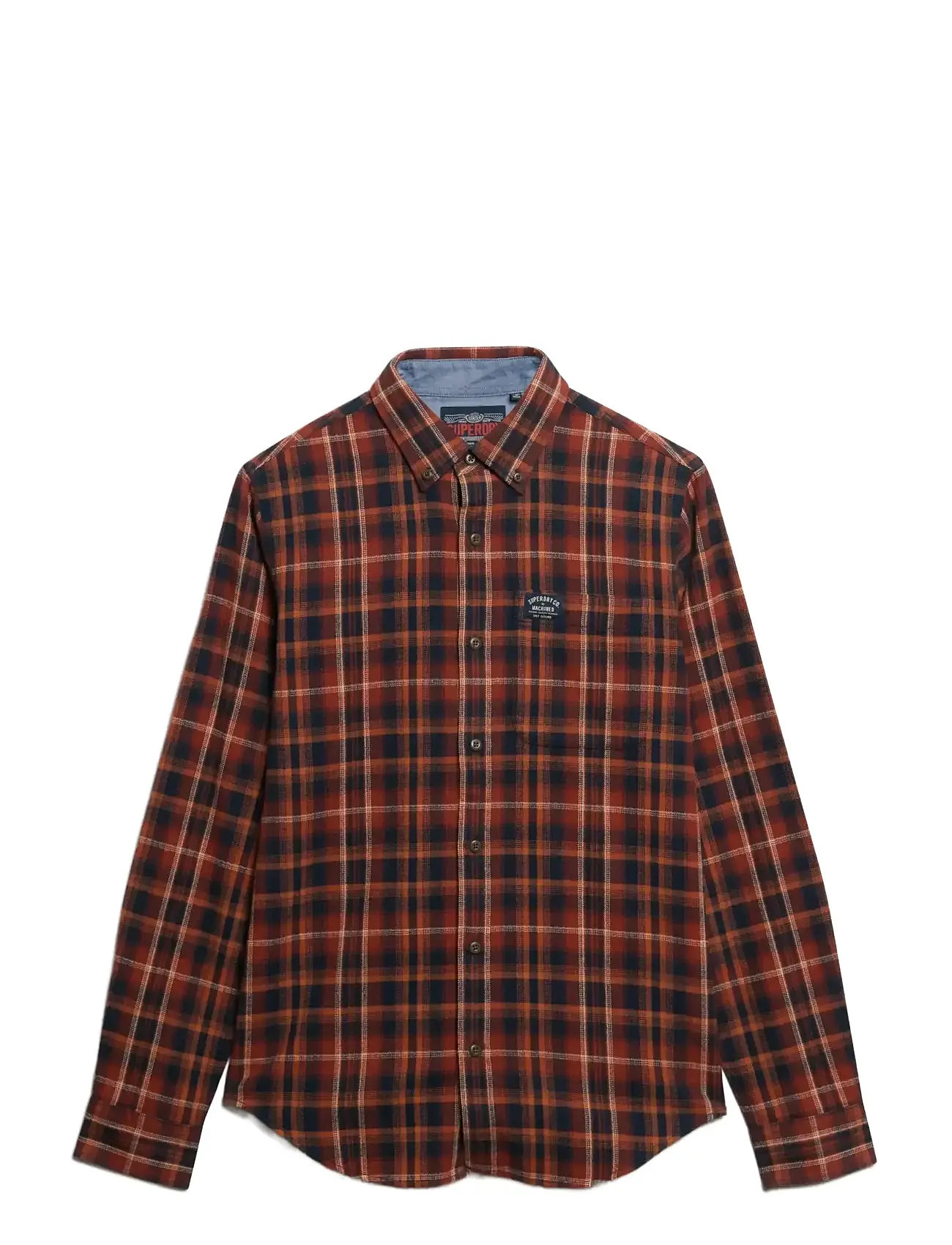 SUPERDRY L/S Baumwolle Lumberjack Shirt Rot - XXXL - Herren