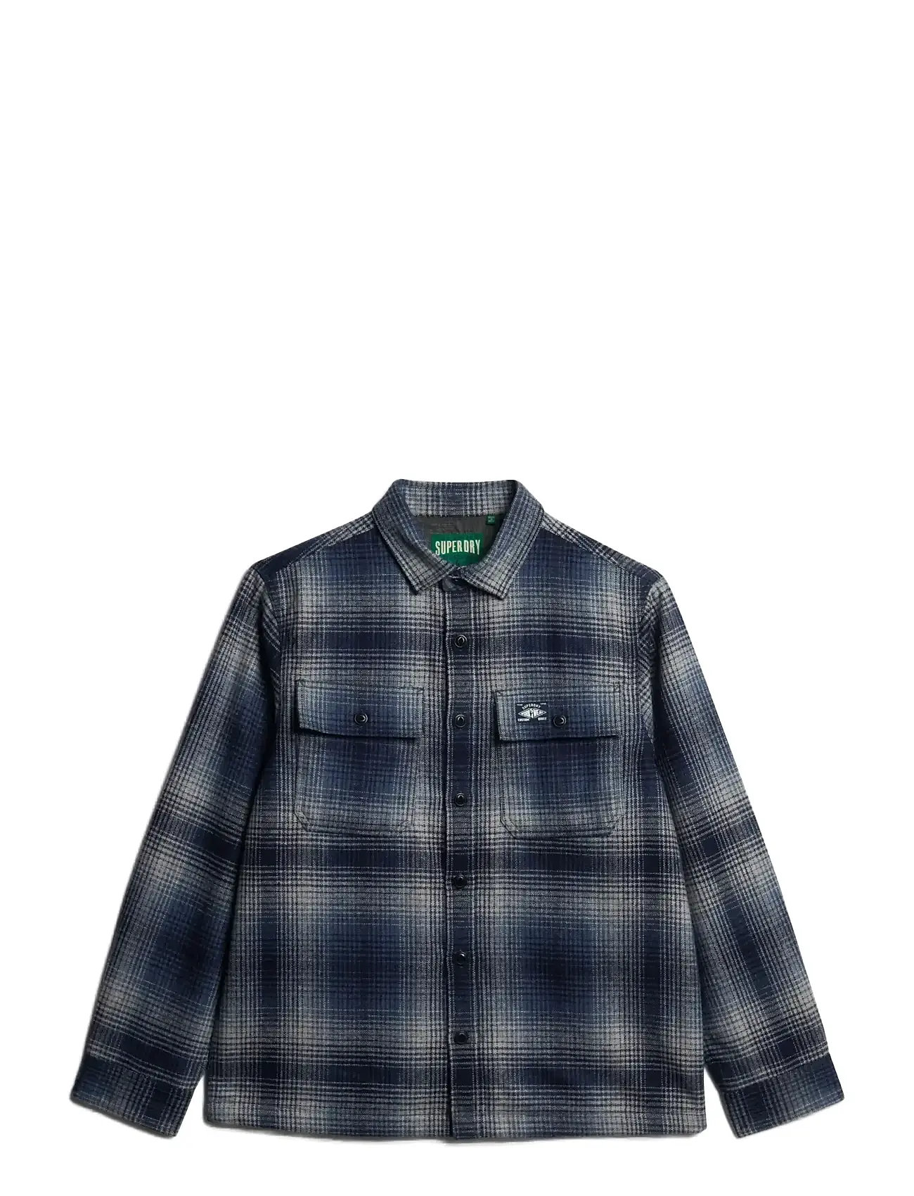 SUPERDRY Wolle Miller Overshirt Blau - XL - Herren