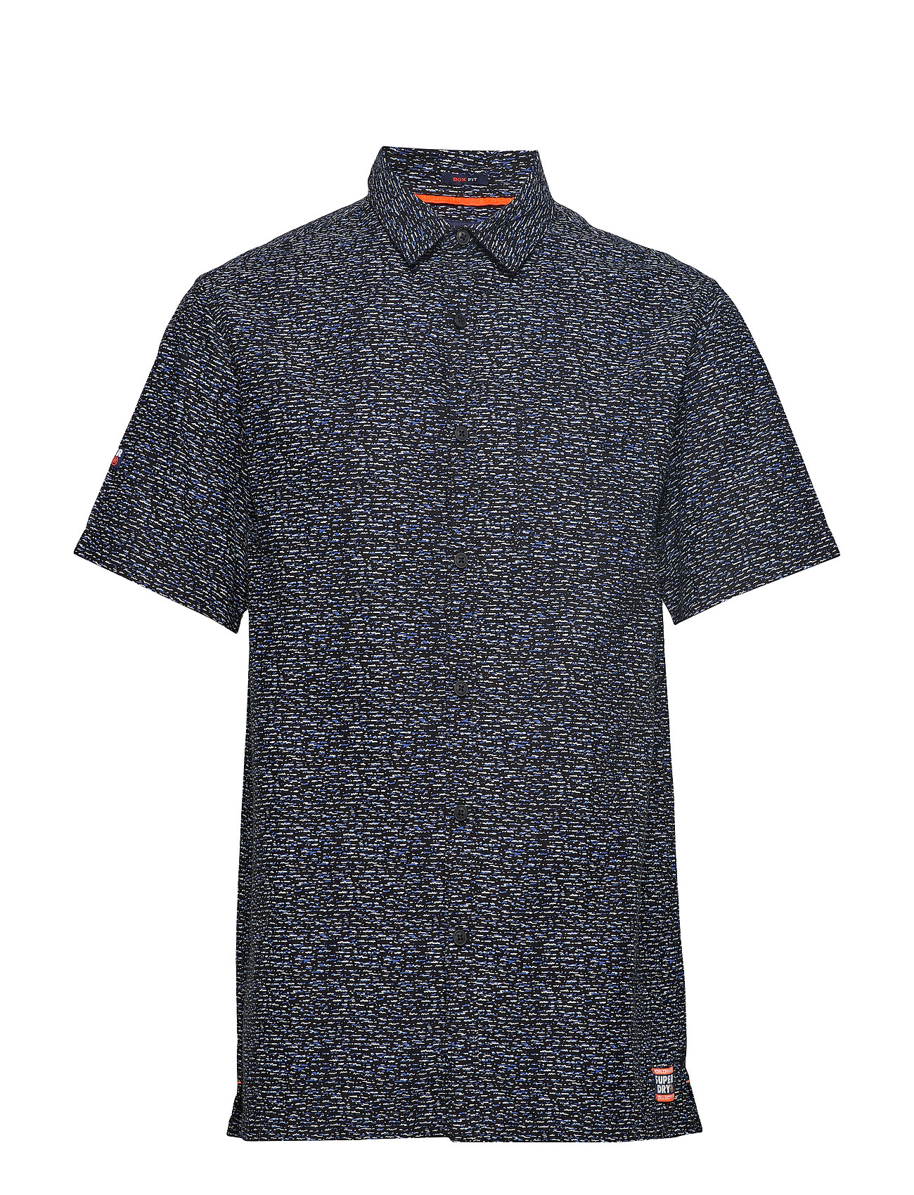 Seattle Skate Ss Shirt Overhemd Met Korte Mouwen Blauw Superdry superdry kopen in de aanbieding