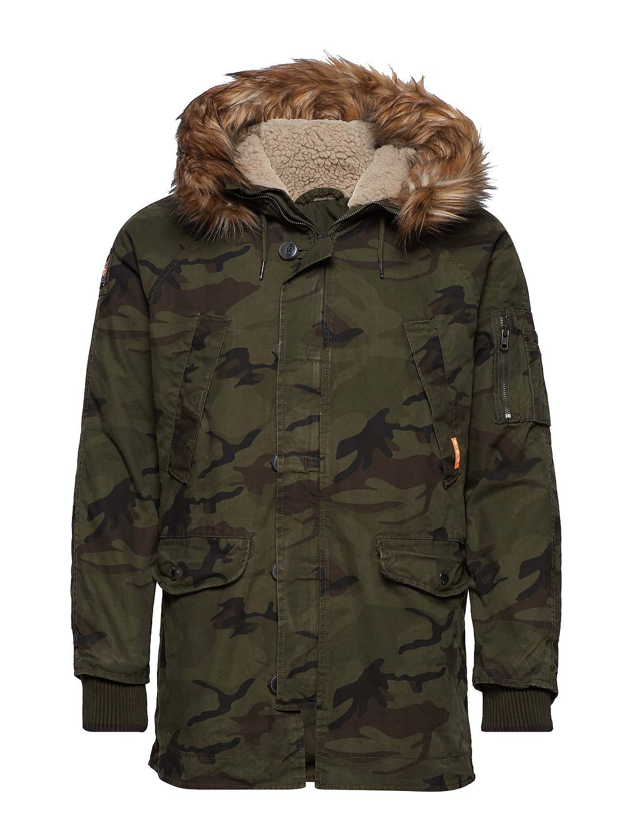 Rookie Heavy Weather Parka Jas Groen Superdry superdry kopen in de aanbieding