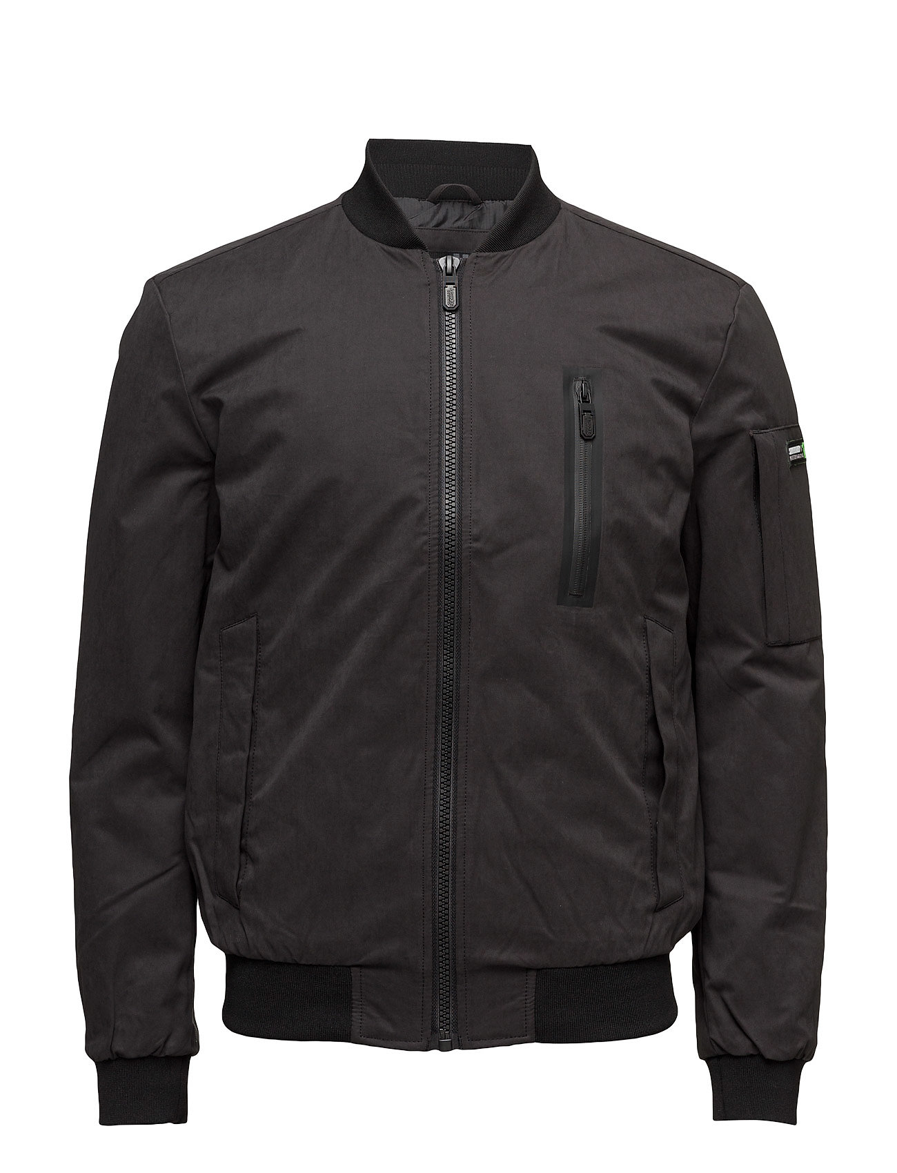 Nova Microfibre Bomber Bomberjack Jack Zwart Superdry superdry kopen in de aanbieding
