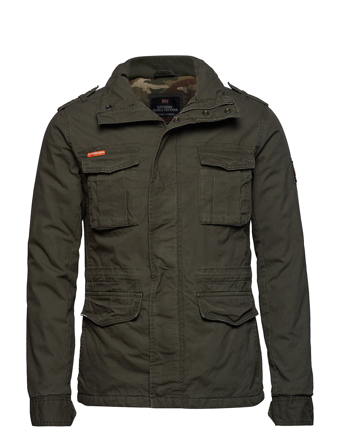 Classic Rookie Military Jacket (Military Khaki) (£55.99) - Superdry ...