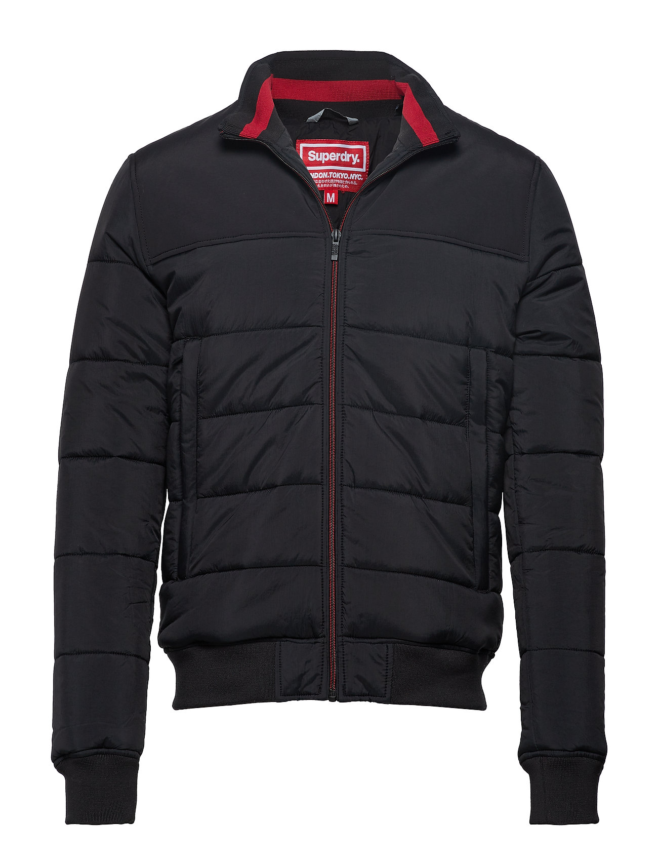 Quilted International Jacket Gevoerd Jack Zwart Superdry superdry kopen in de aanbieding