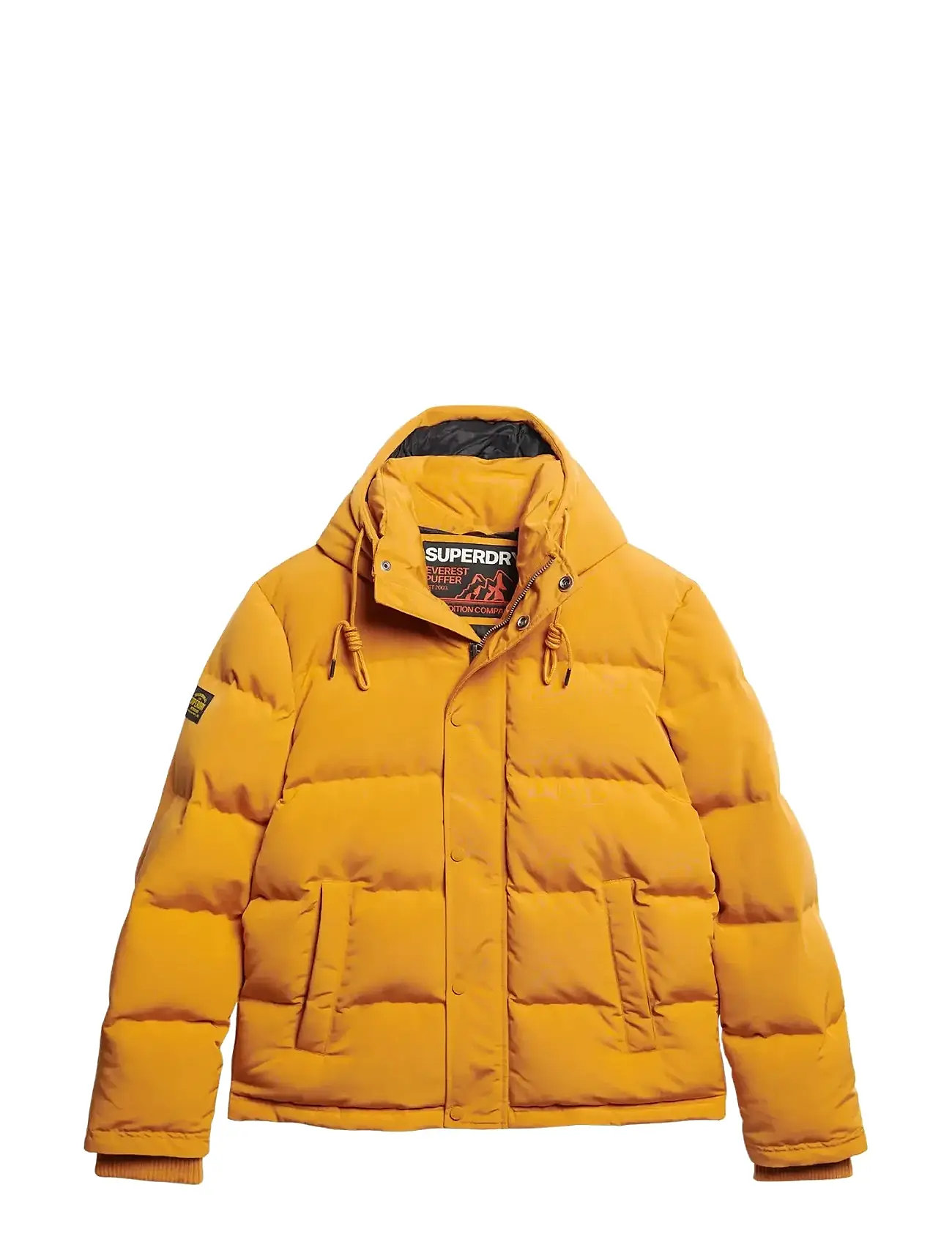 SUPERDRY Everest Kurz Hooded Puffer Gelb - L - Herren