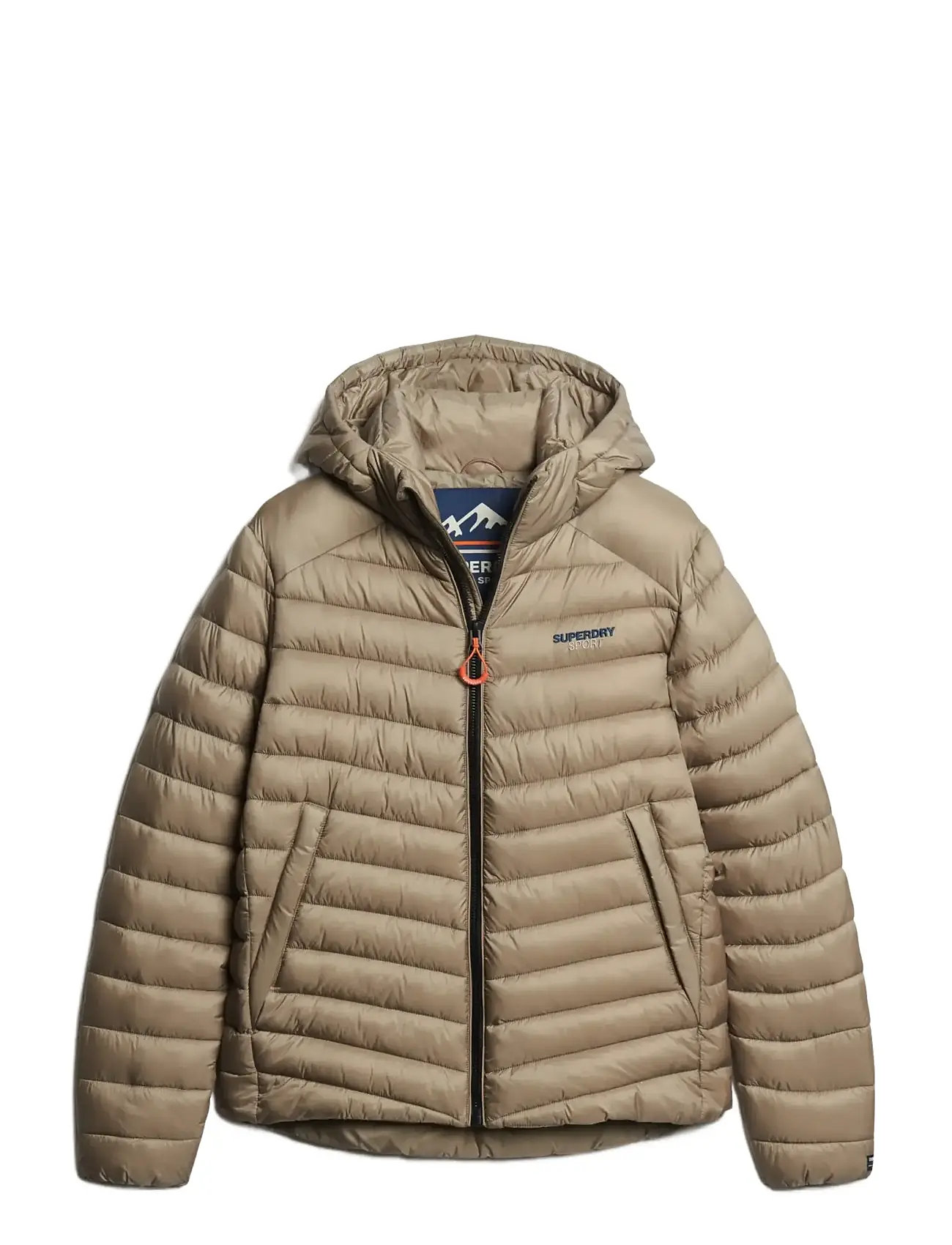SUPERDRY Hooded Fuji Gefüttert Jacke Beige - M - Herren