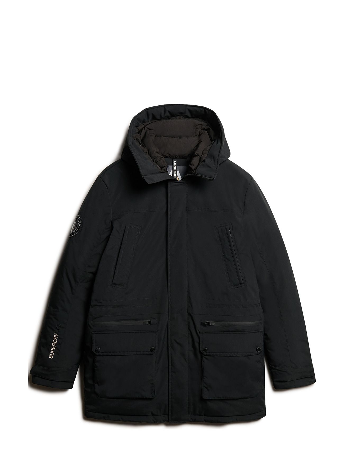 Superdry City Padded Parka Jacket Svart