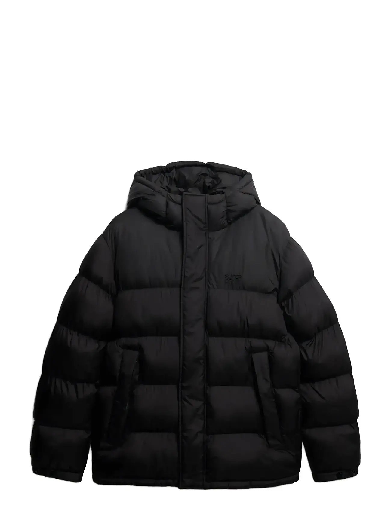 SUPERDRY Hooded Tech Gefüttert Jkt Schwarz - L - Herren