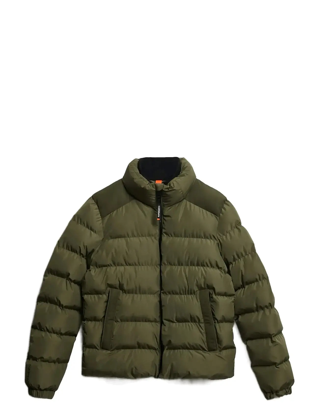 SUPERDRY Sport Puffer Jacke Grün - XL - Herren