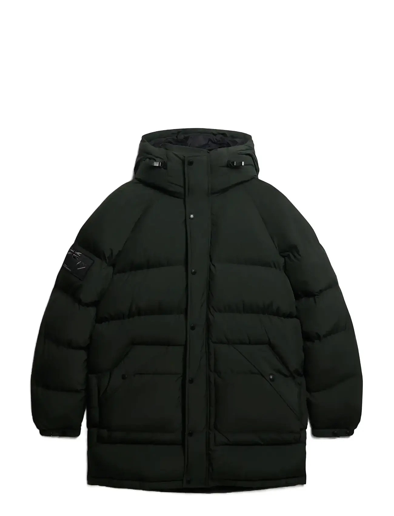 SUPERDRY Xpd Longline Baffle Parka Grün - S - Herren