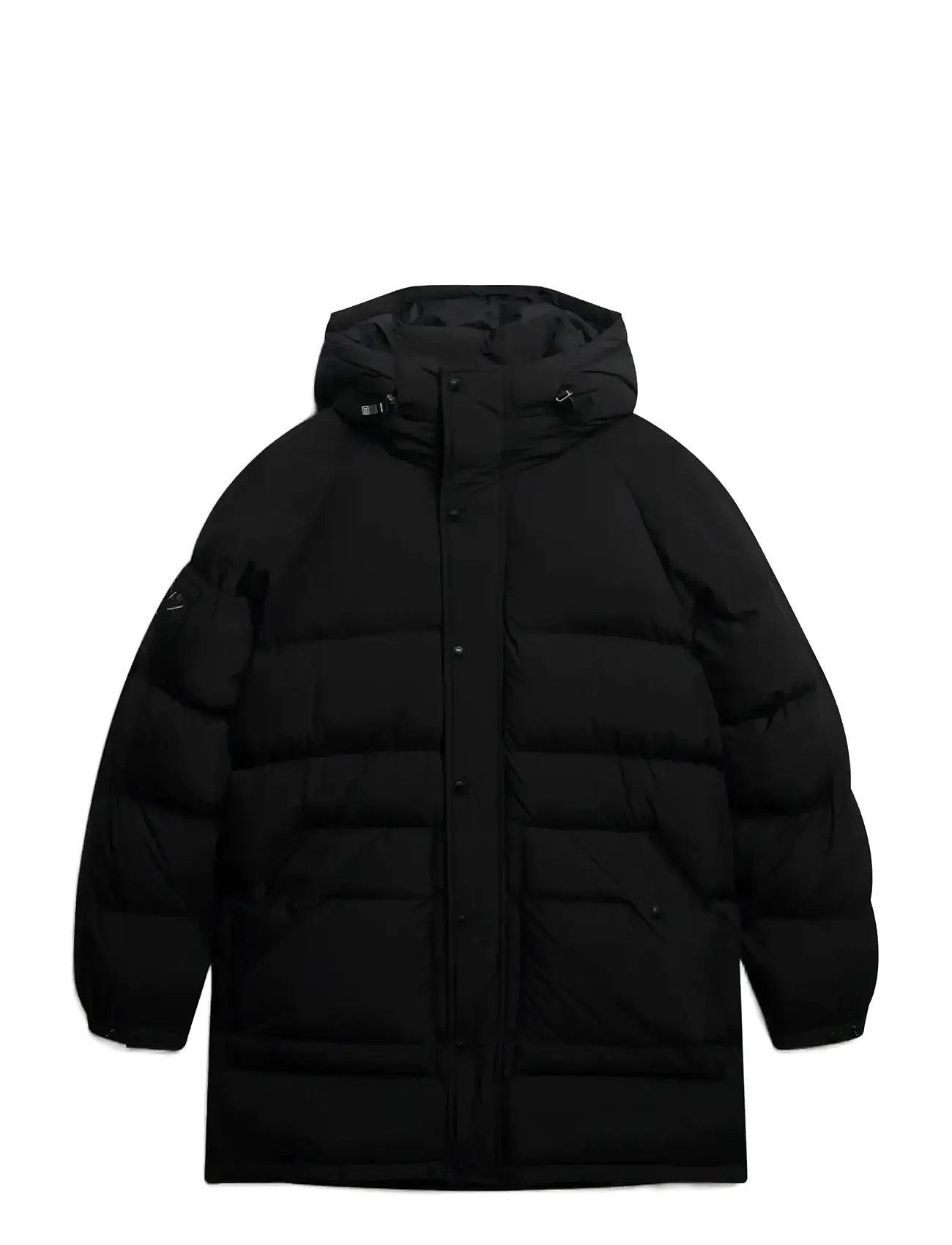 SUPERDRY Xpd Longline Baffle Parka Schwarz - L - Herren