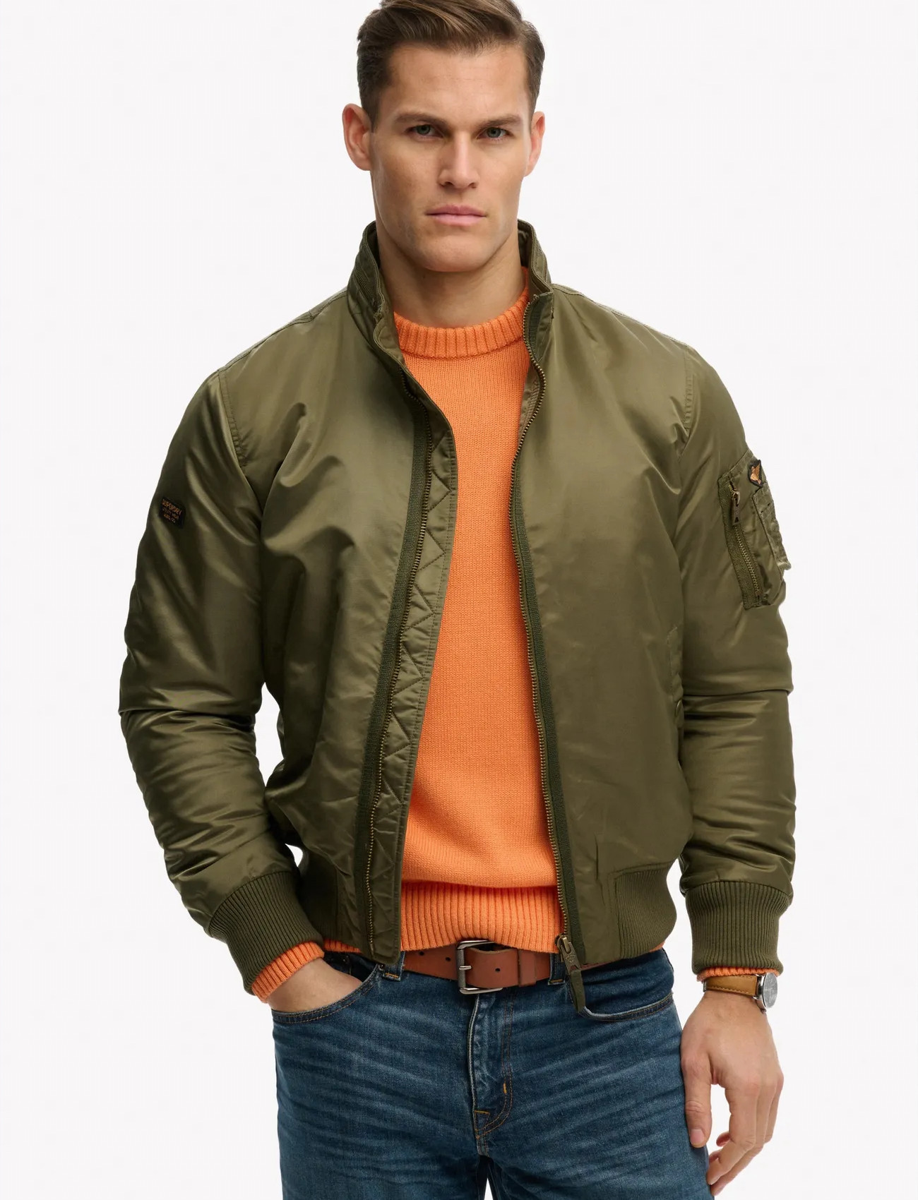 Superdry Ma1 Bomber Jkt, M, Khaki green, Jakker > Bomberjakker, Herre