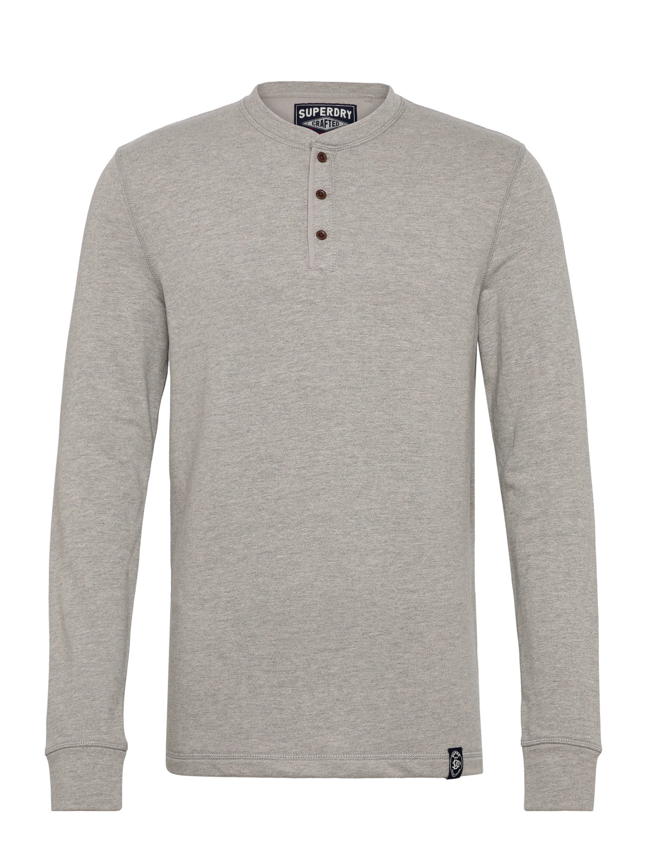 SUPERDRY Merchant Grandad Oberteil Grau - XXL - Herren