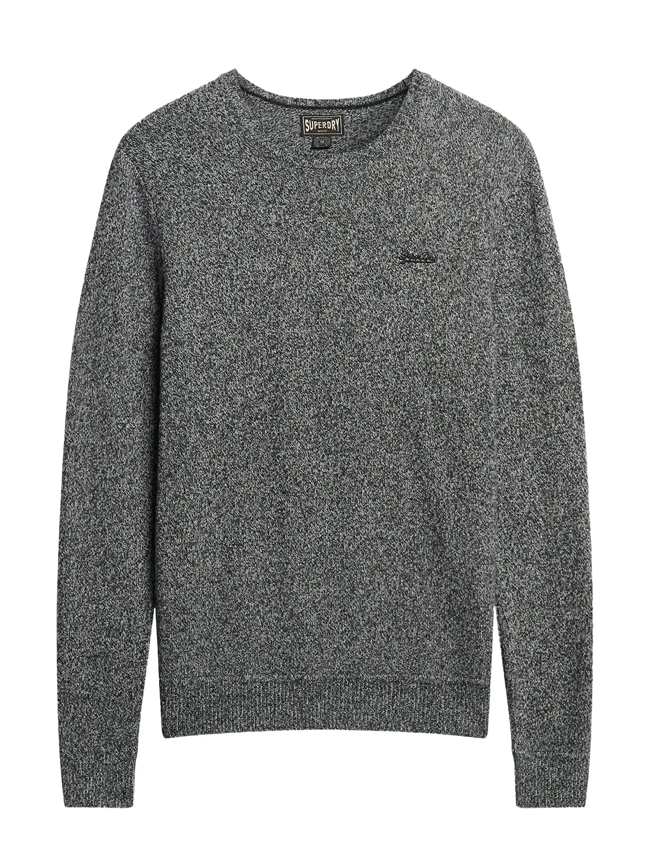 SUPERDRY Essential Slim Fit Crew Jumper Grau - S - Herren