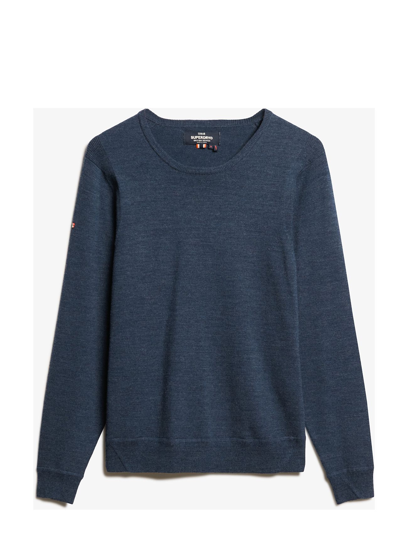 Merino Crew Jumper Navy Superdry