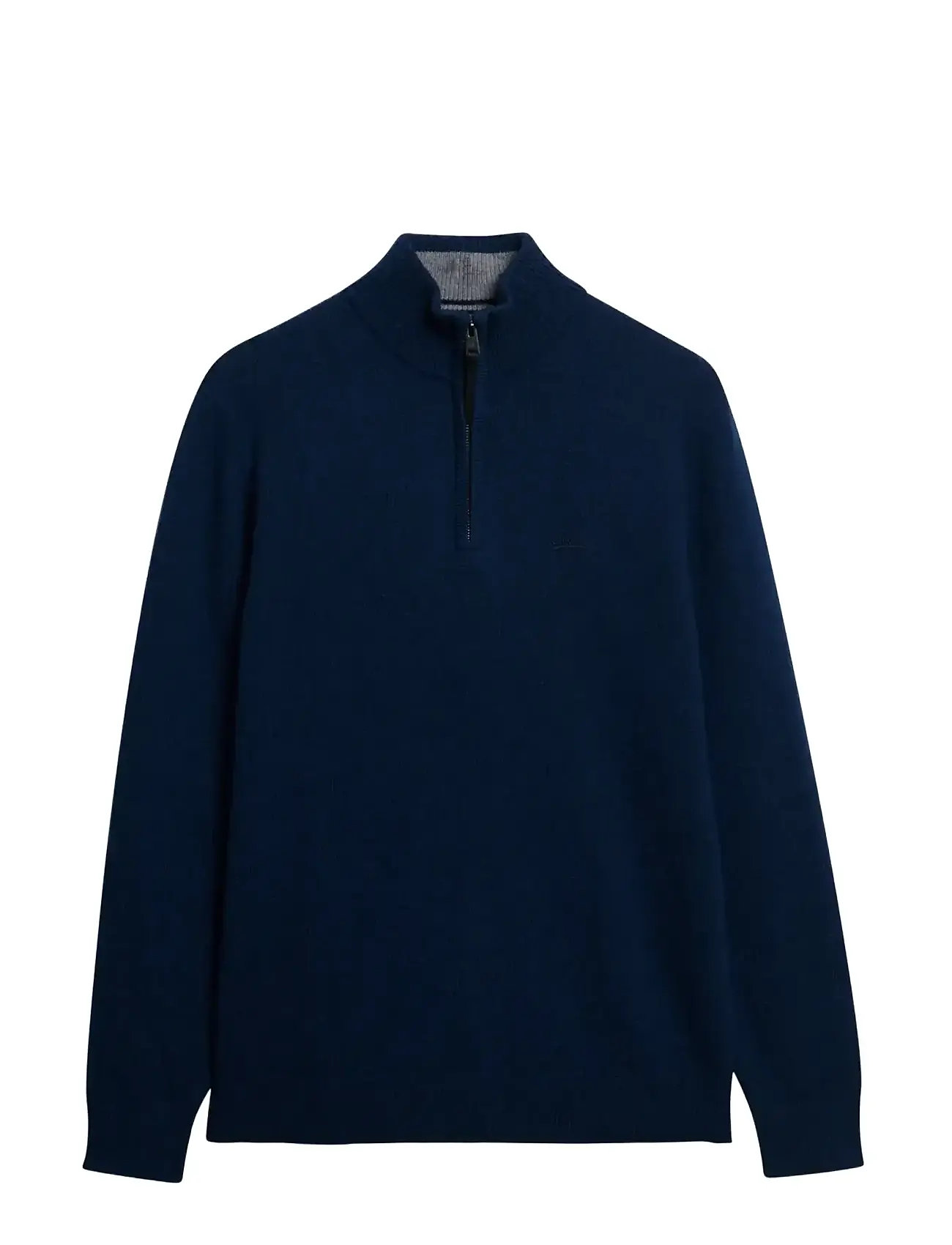 SUPERDRY Wolle Blend Half Zip Jumper Navy - XXL - Herren