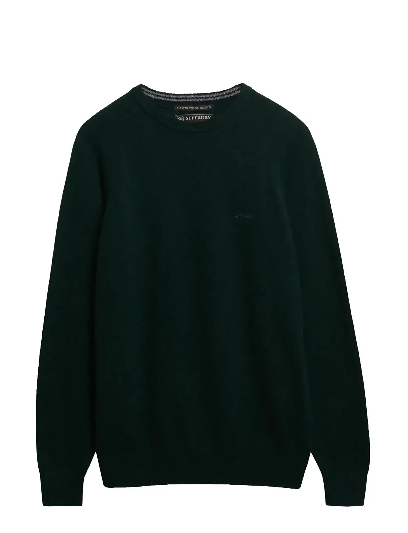SUPERDRY Wolle Blend Jumper Khaki - L - Herren