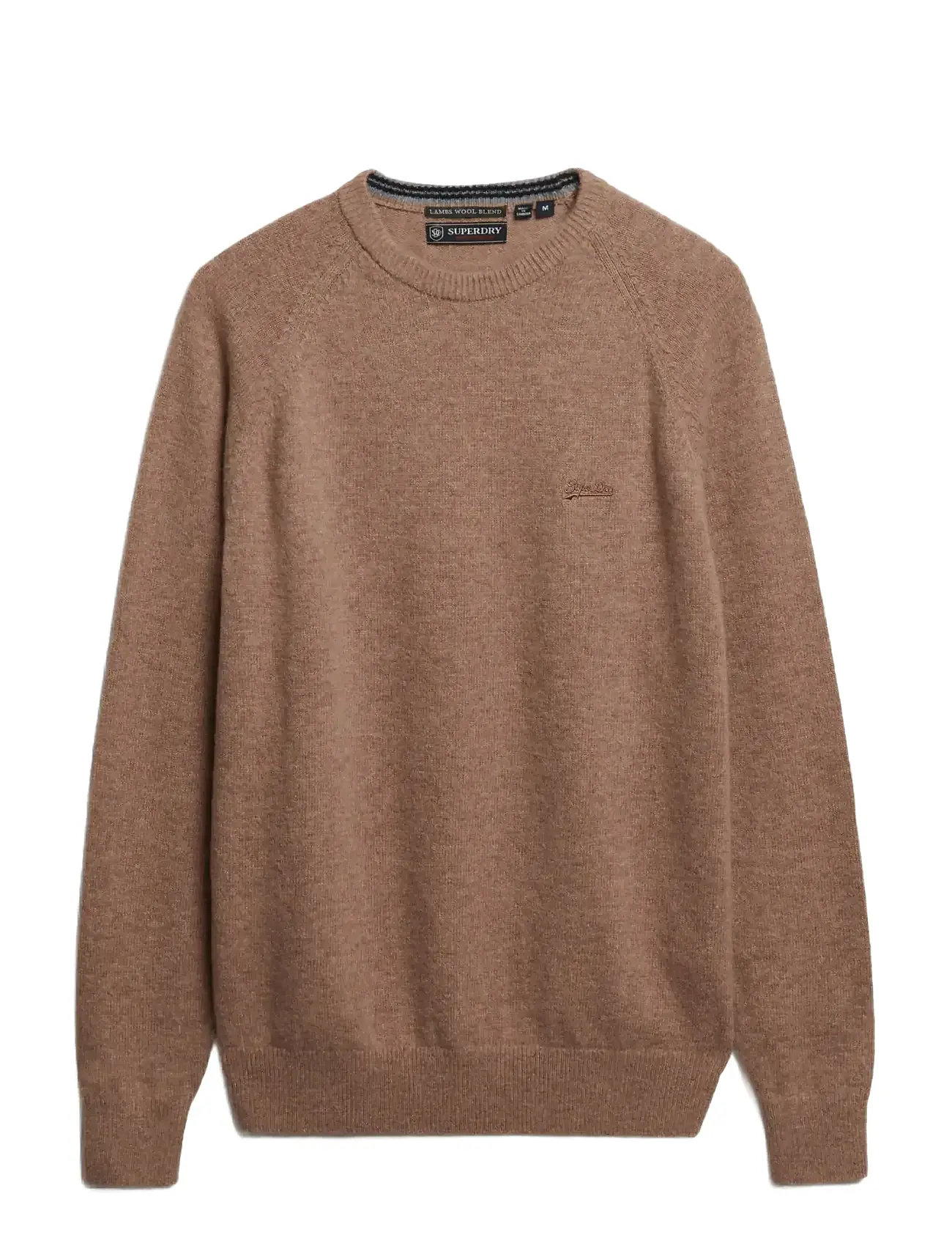 SUPERDRY Wolle Blend Jumper Braun - S - Herren