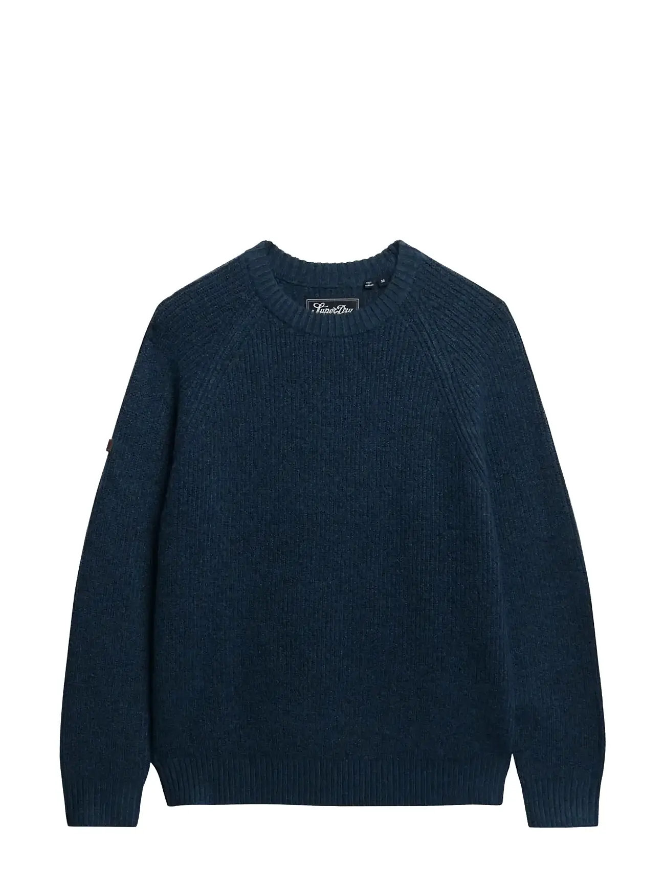 SUPERDRY Chunky Raglan Jumper Navy - M - Herren