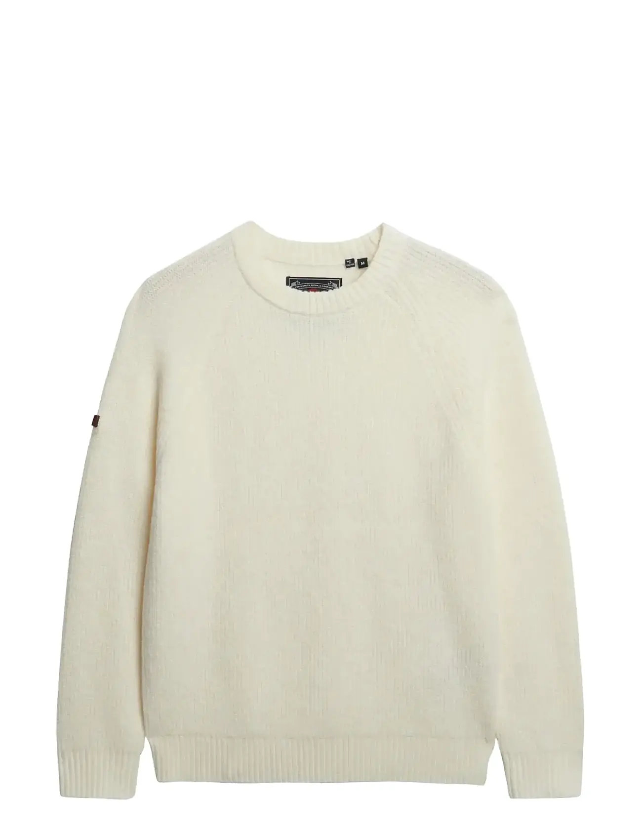 SUPERDRY Chunky Raglan Jumper Cream - XL - Herren