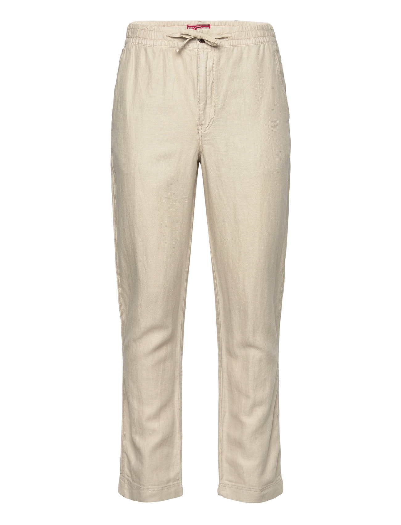 SUPERDRY Merchant Linen Hose Beige - XL - Herren