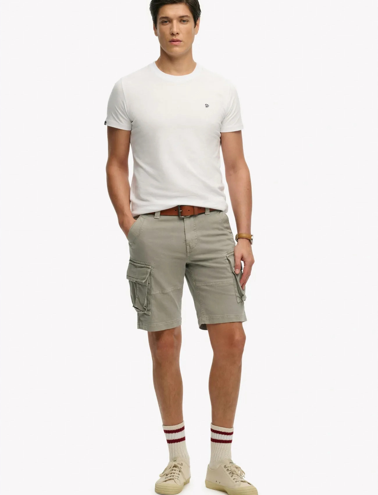 Superdry Core Cargo Short, 34, Khaki green, Shorts > Cargo Shorts, Herre
