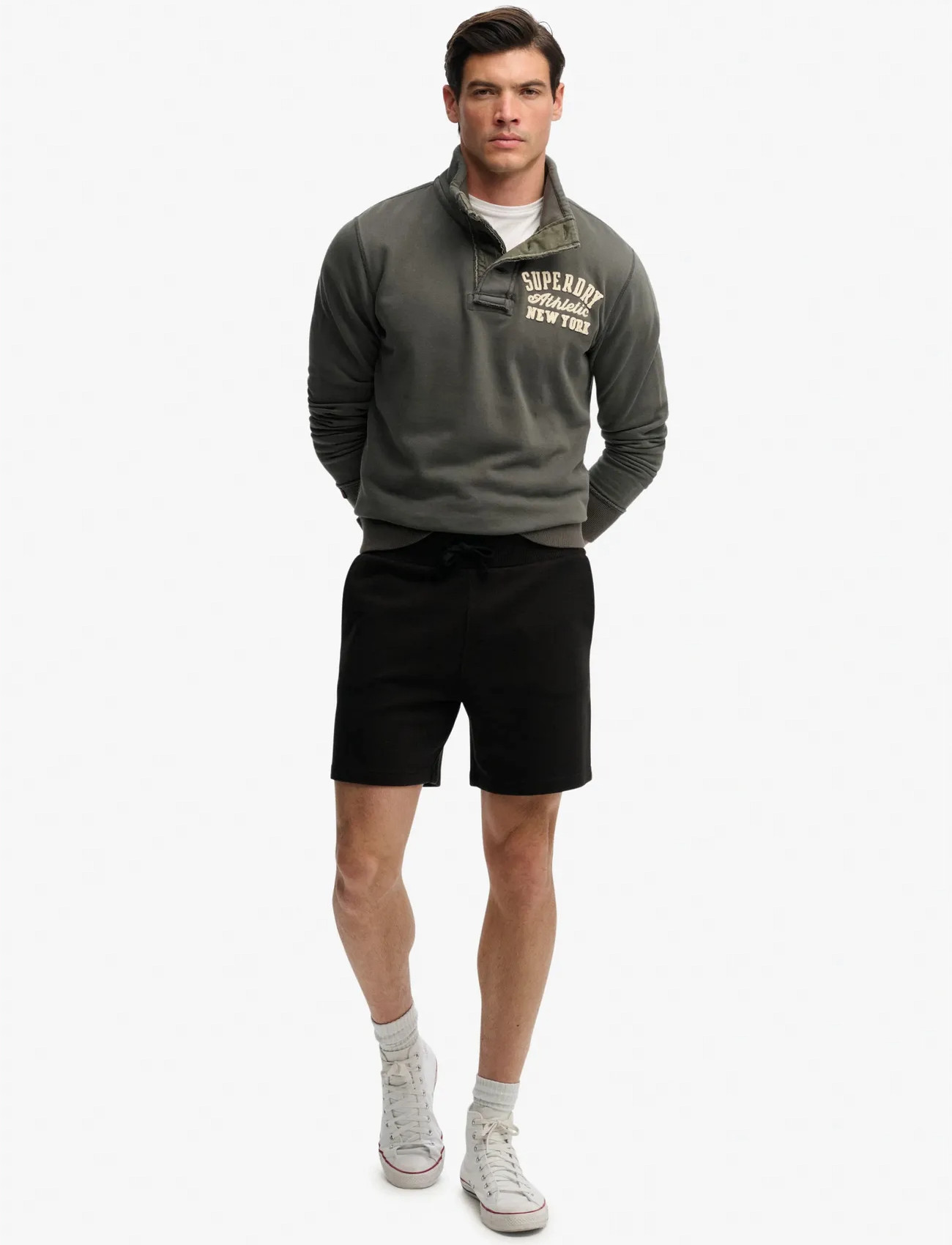 Superdry Essential Logo Classic Short, XXL, Black, Shorts > Afslappede Shorts, Herre