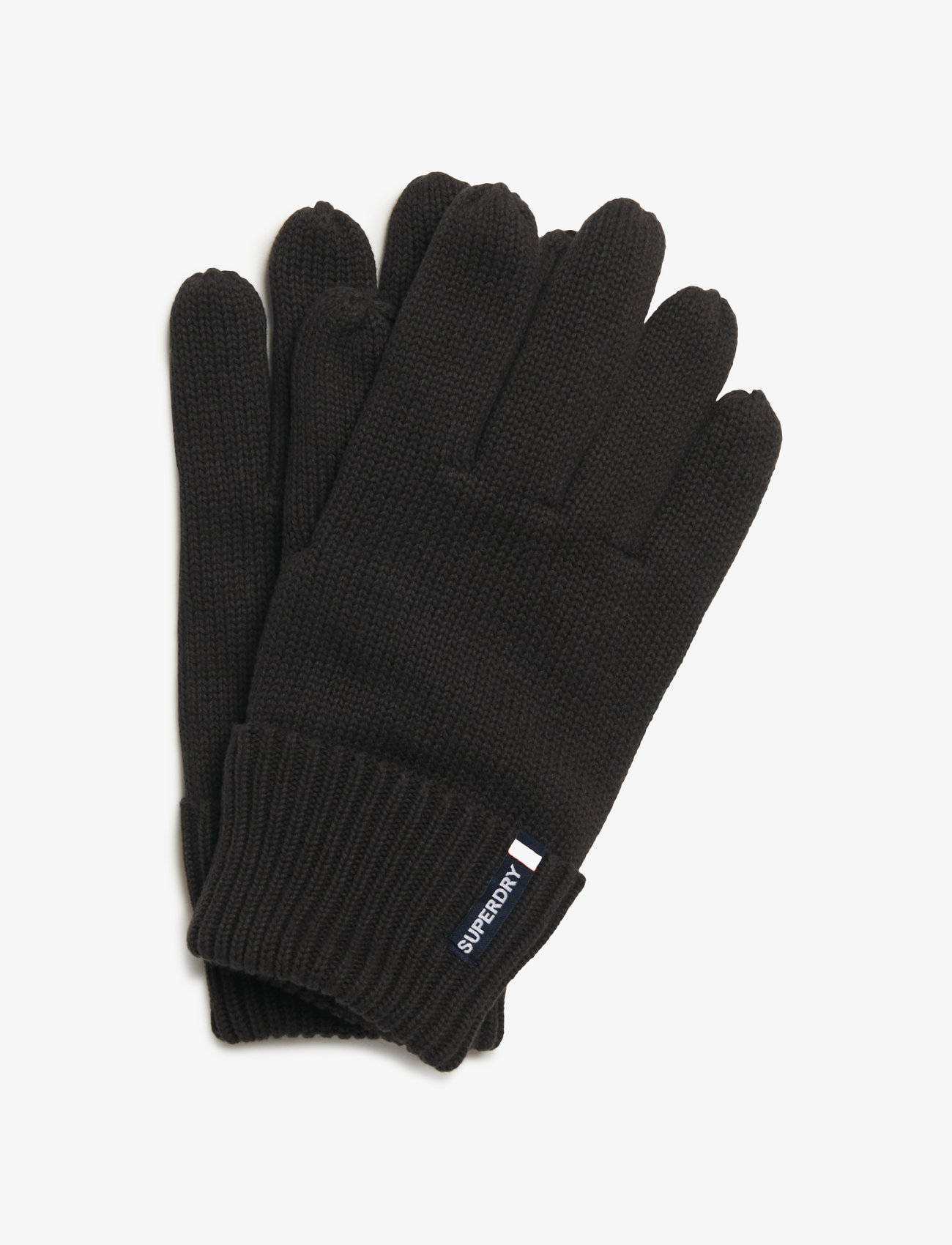 Superdry Essential Logo Knitted Gloves Svart