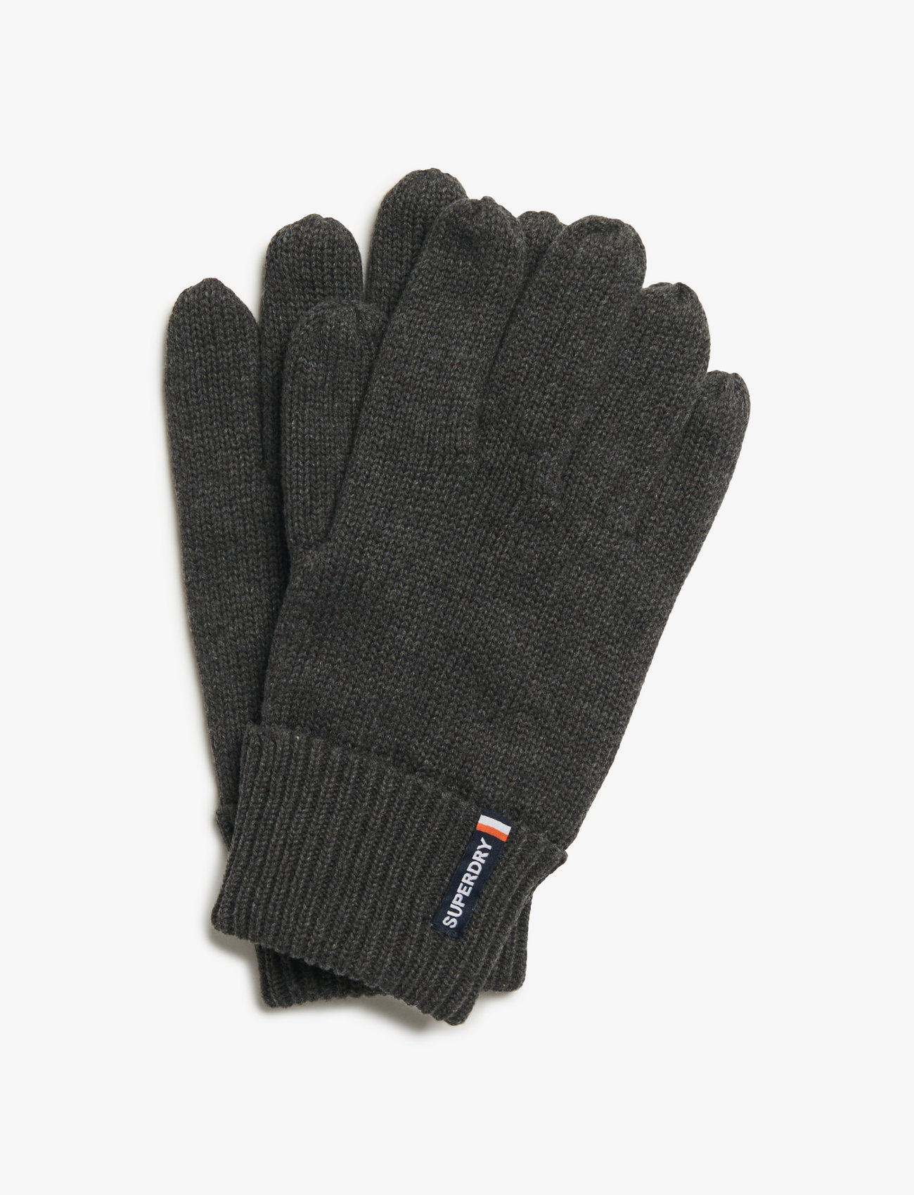 Superdry Essential Logo Knitted Gloves Grå