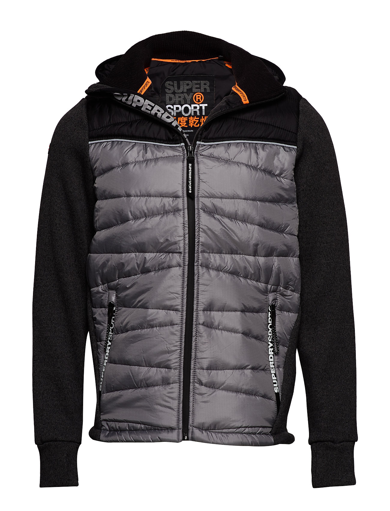 Superdry Slim Chevron Funnel Puffer Ski Jakke Dame Superdry Slim Chevron Funnel Puffer Ski Jakke Dame
