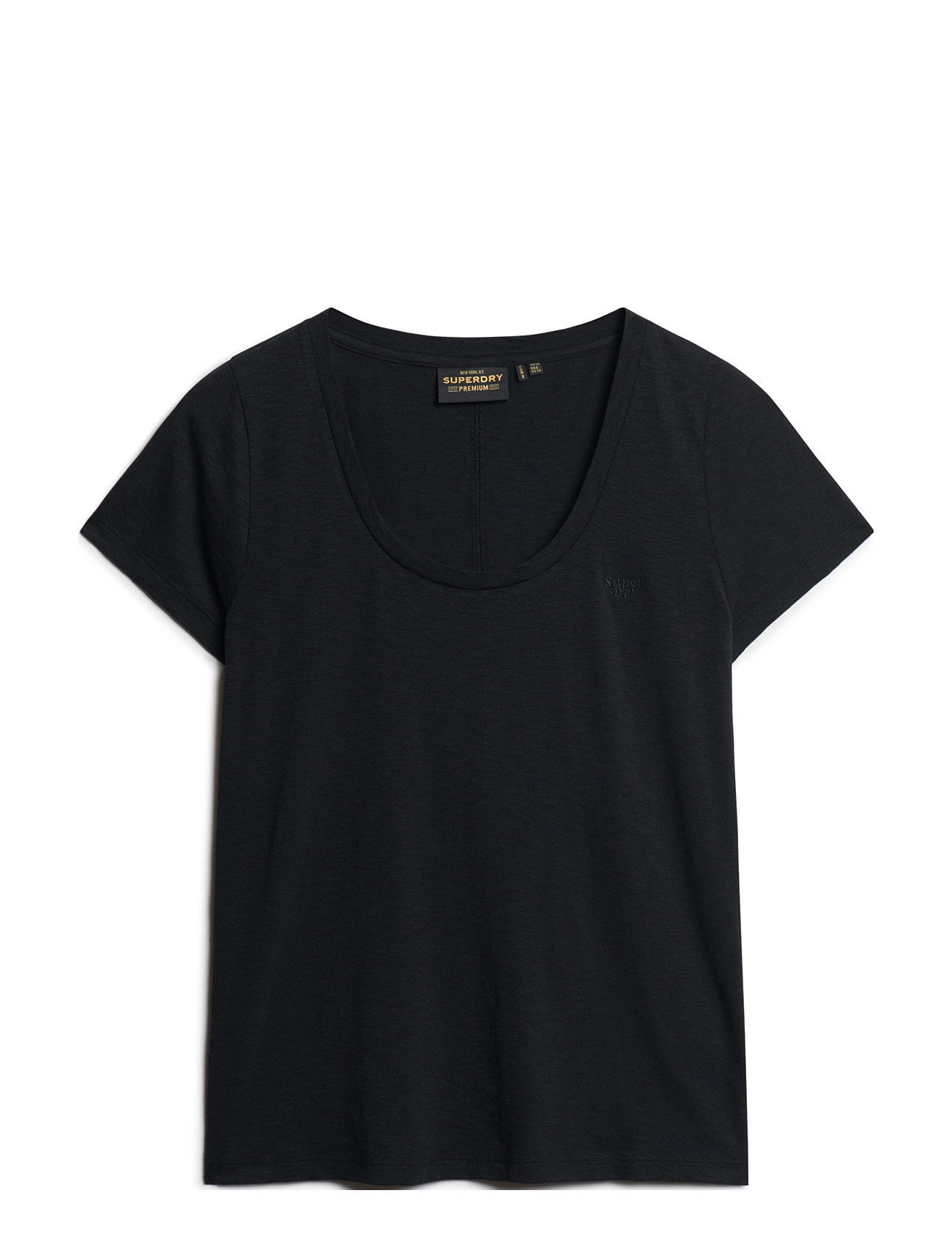 Superdry Scoop Neck Tee Svart