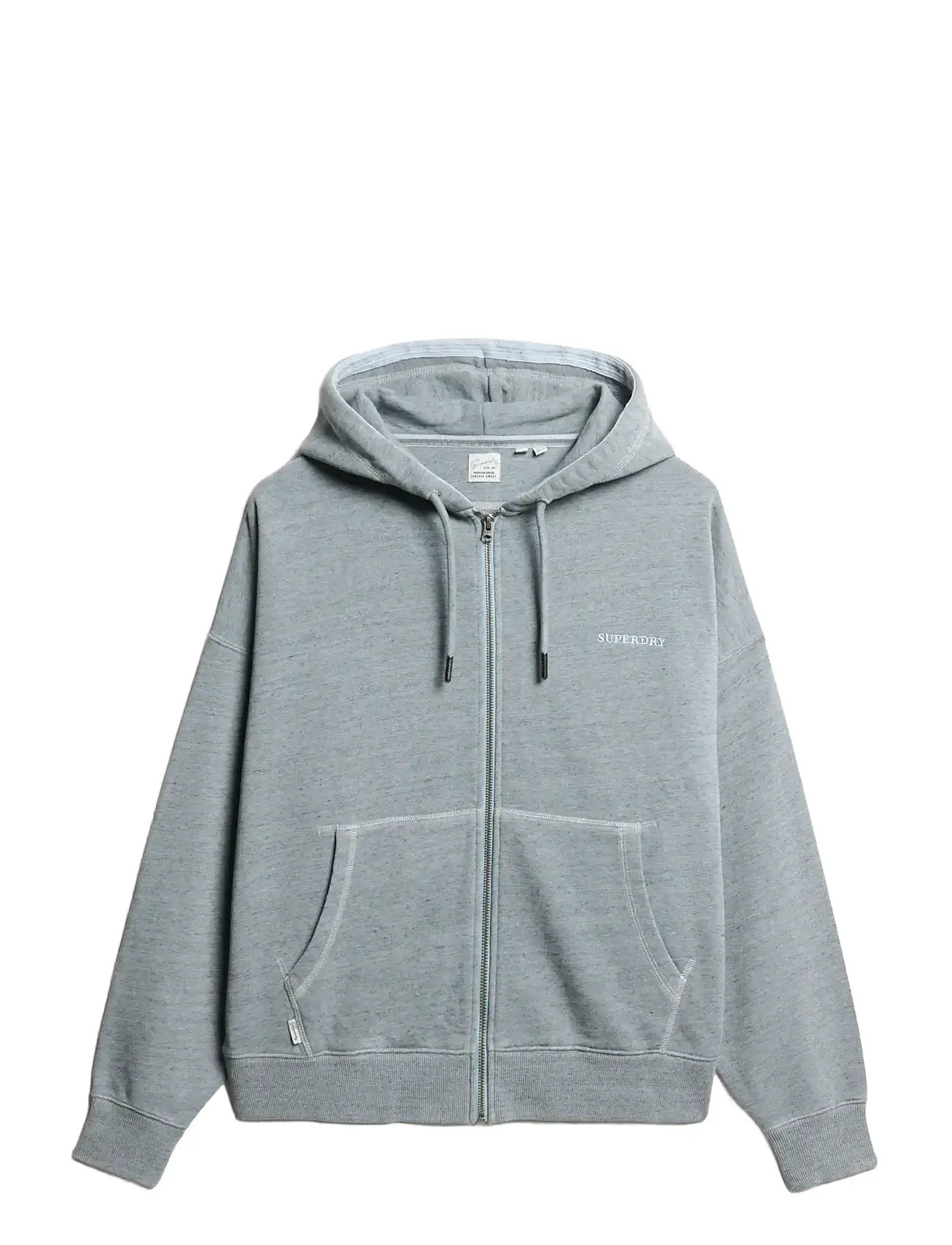 SUPERDRY Essential Logo Overdyed Zh Grau - 12 - Damen