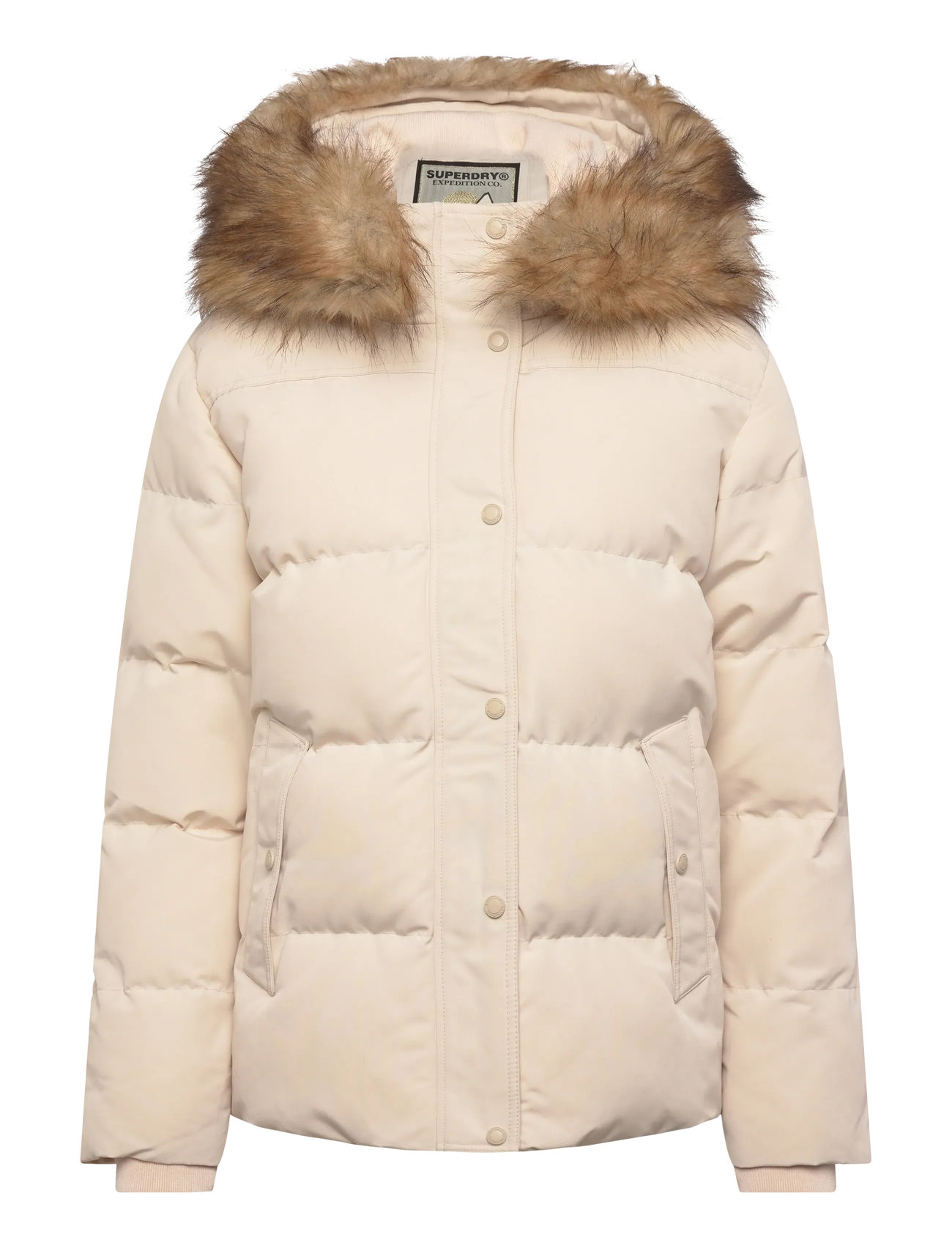 SUPERDRY Everest 5 Baffle Puffer Jkt Cream - XL - Damen
