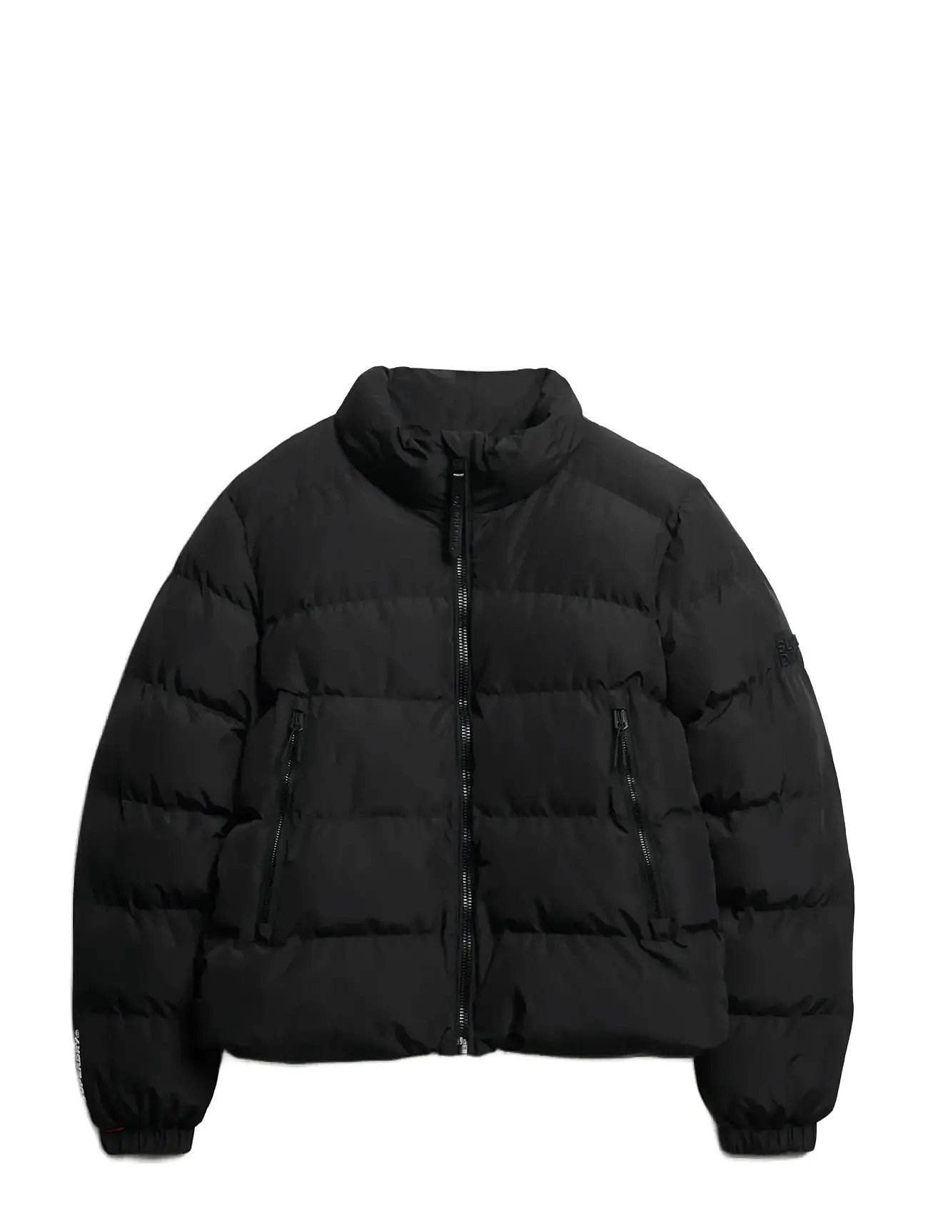 SUPERDRY Non Hooded Sport Puffer Jkt Schwarz - M - Damen